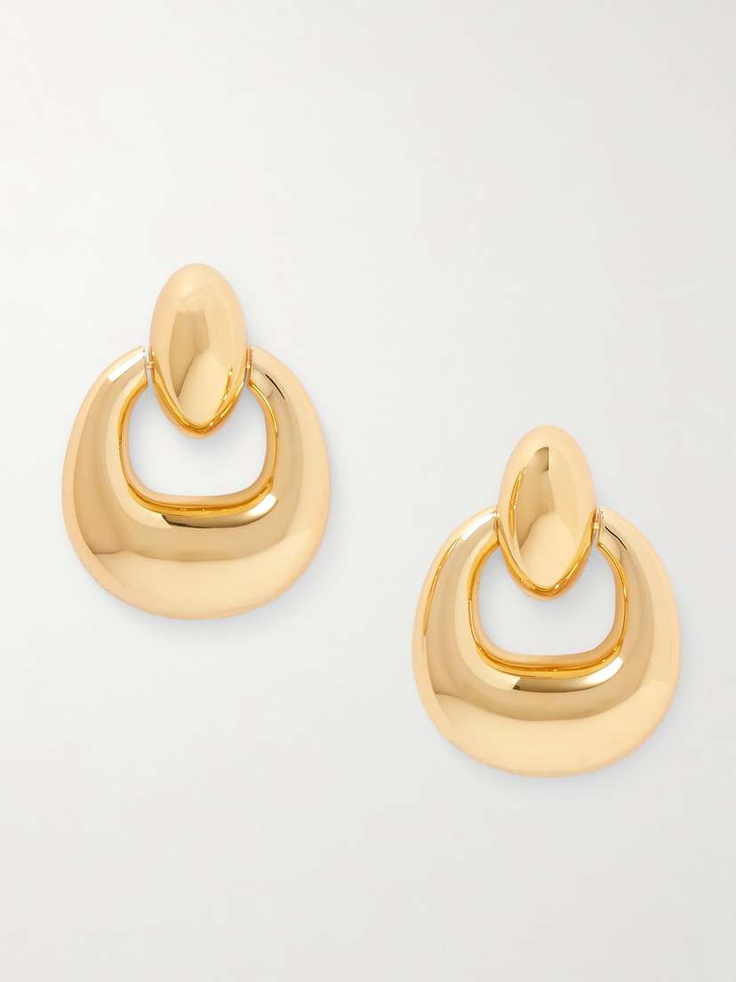 Martha Calvo Door Knocker Gold-plated Earrings