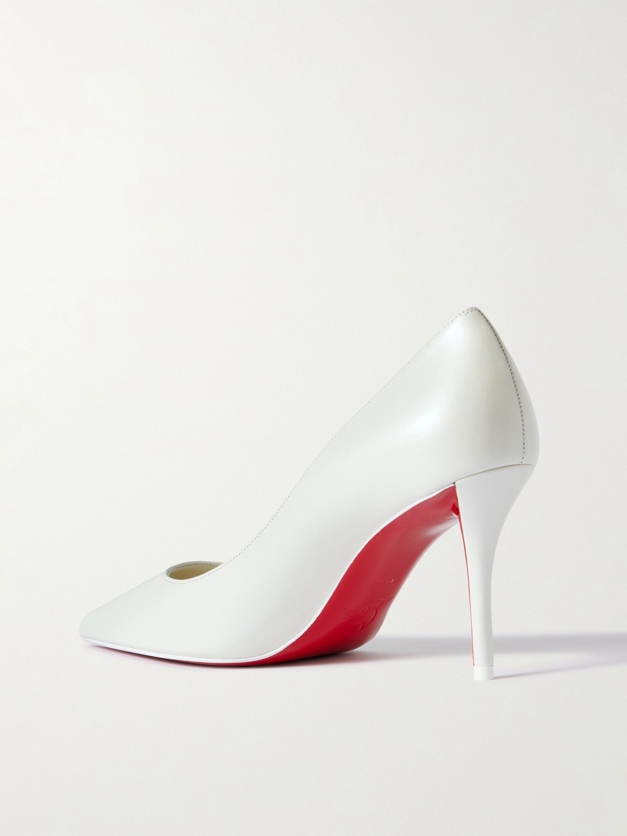 CHRISTIAN LOUBOUTIN MISS Z 80 LEATHER PUMPS