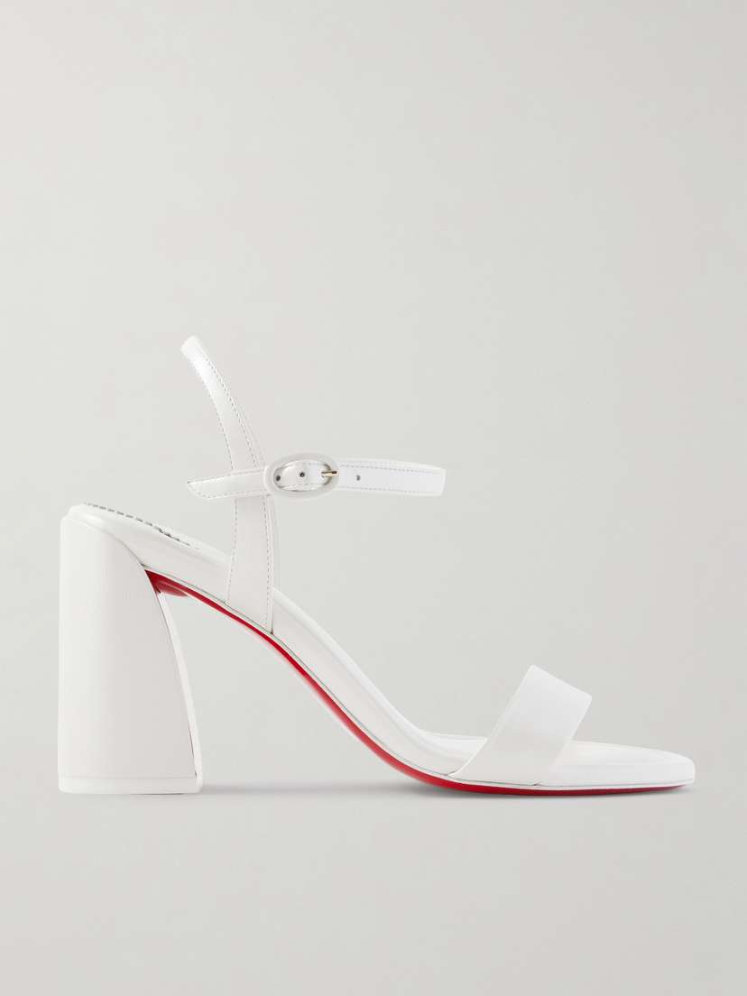 Christian Louboutin Miss Jane 85 Pearlescent Leather Sandals