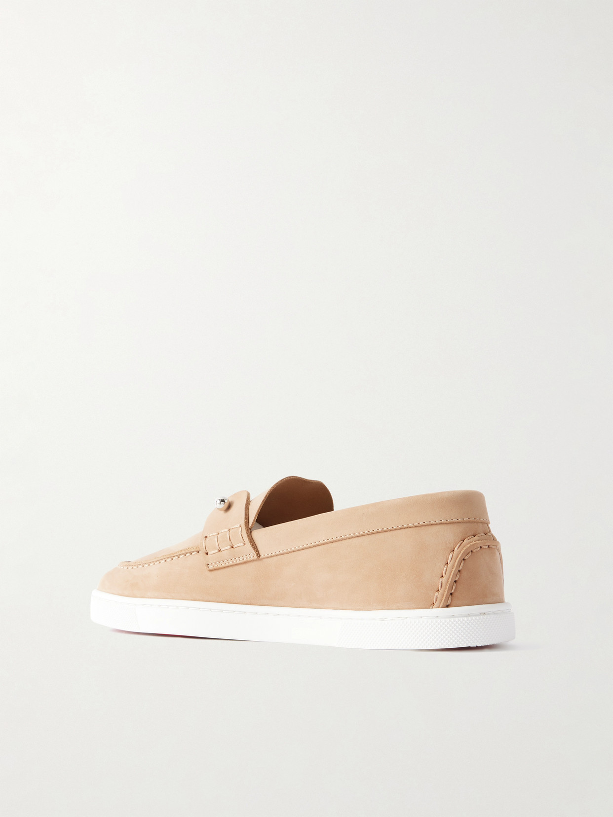 Shop Christian Louboutin Chambeliboat Suede Loafers