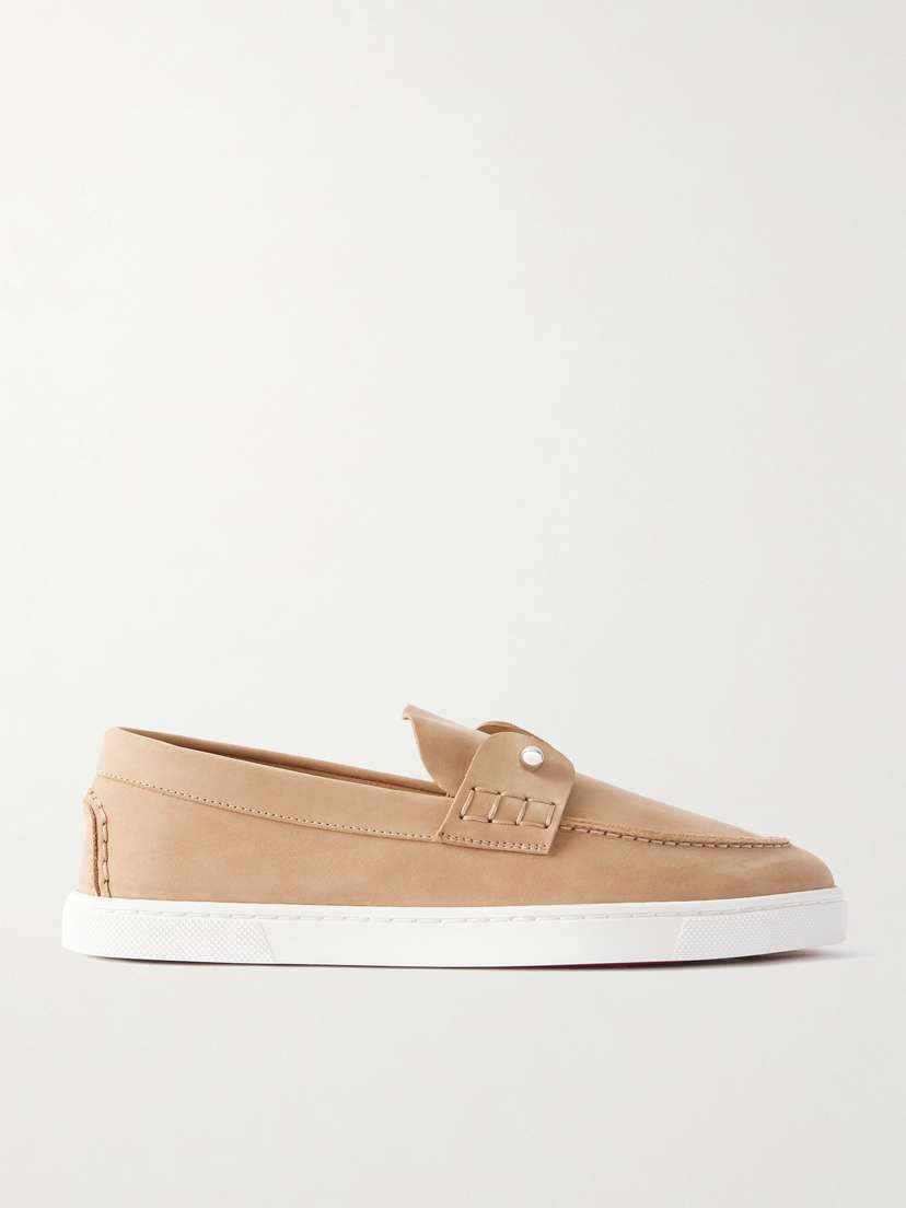 Christian Louboutin Chambeliboat Suede Loafers