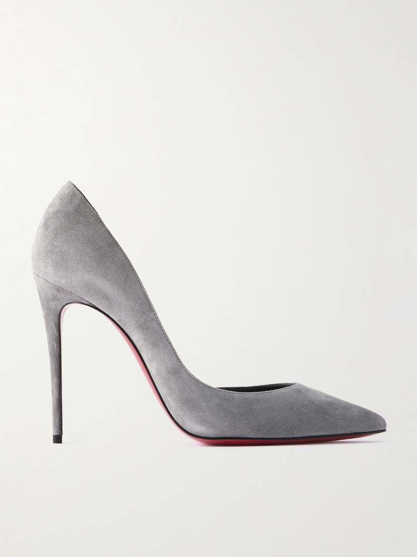 Christian Louboutin Iriza 100 Suede Pumps
