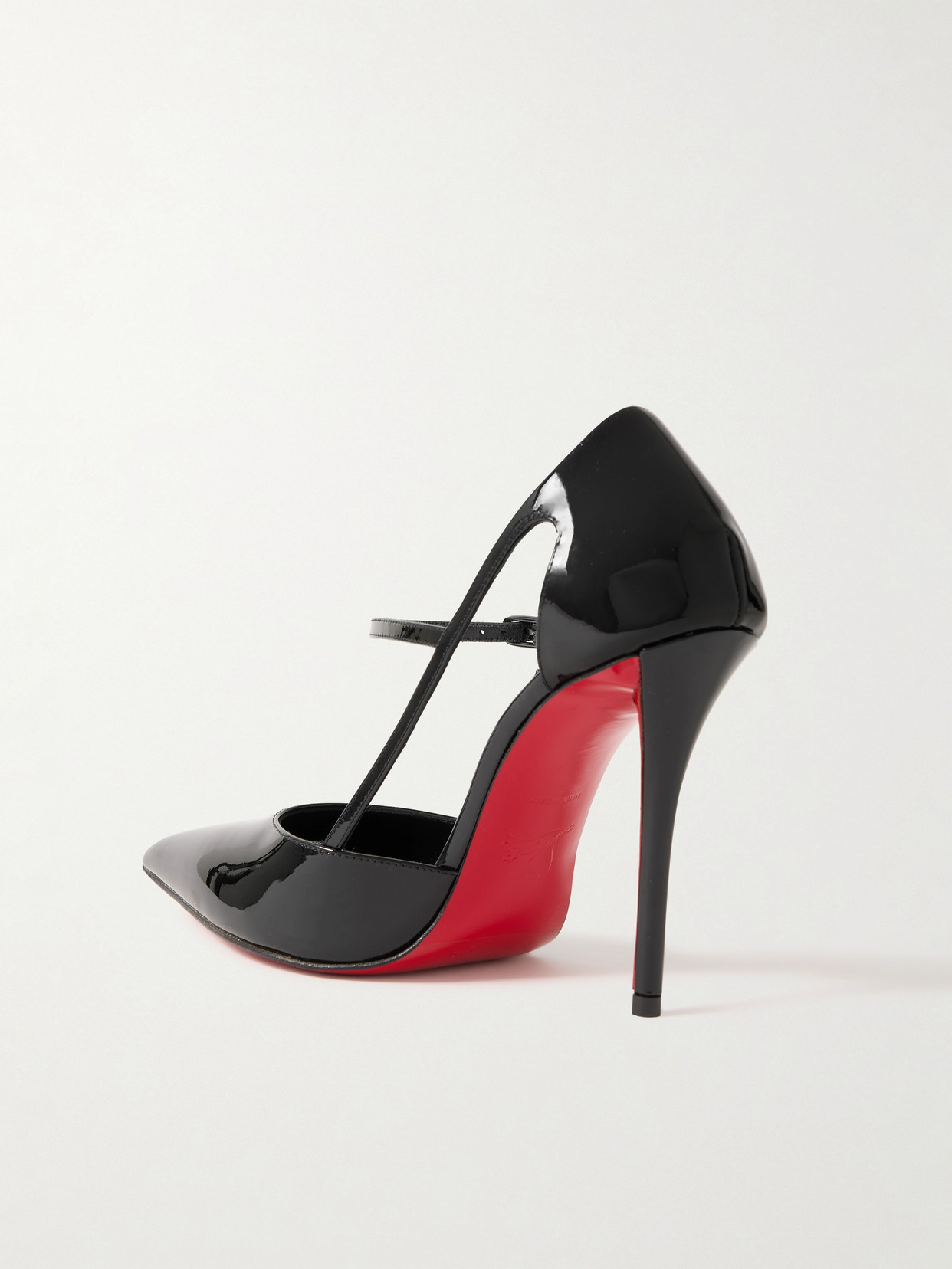 Christian Louboutin Miss Z Patent Leather Strap Pumps 100