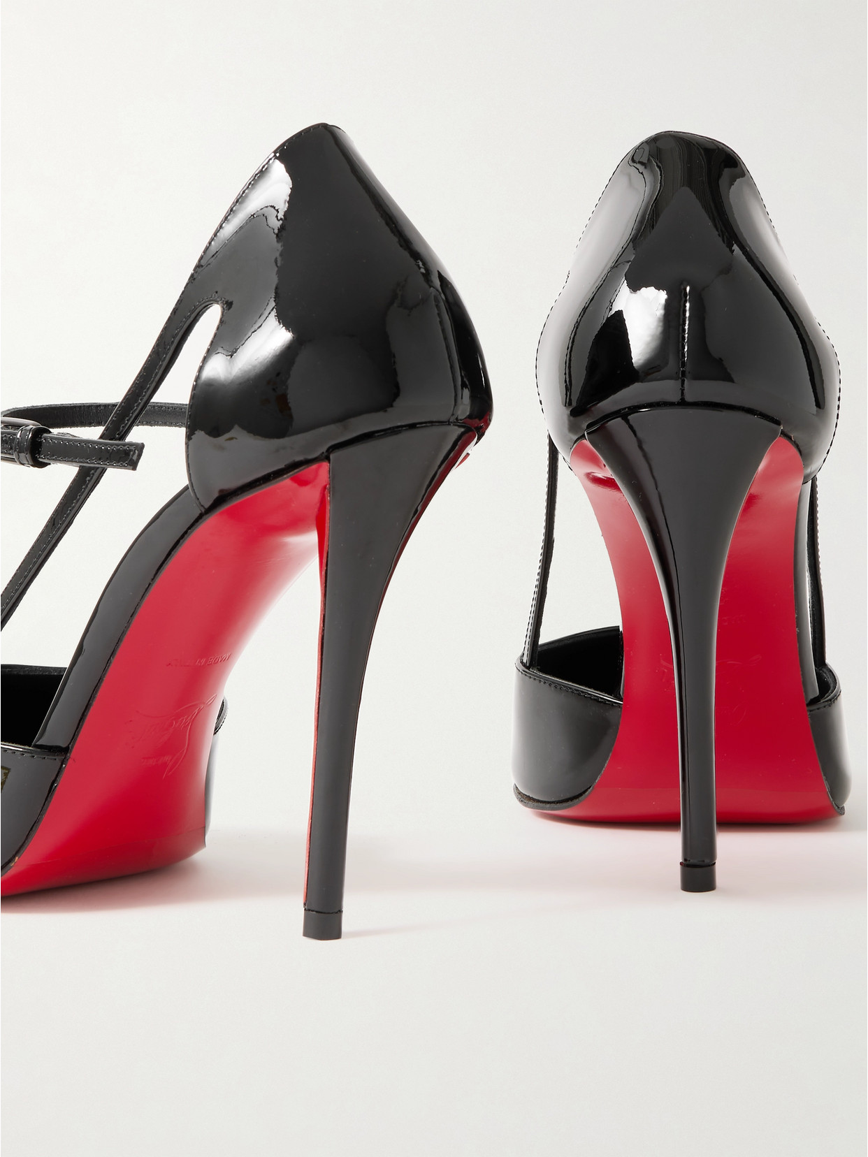 Christian Louboutin Miss Z Patent Leather Strap Pumps 100