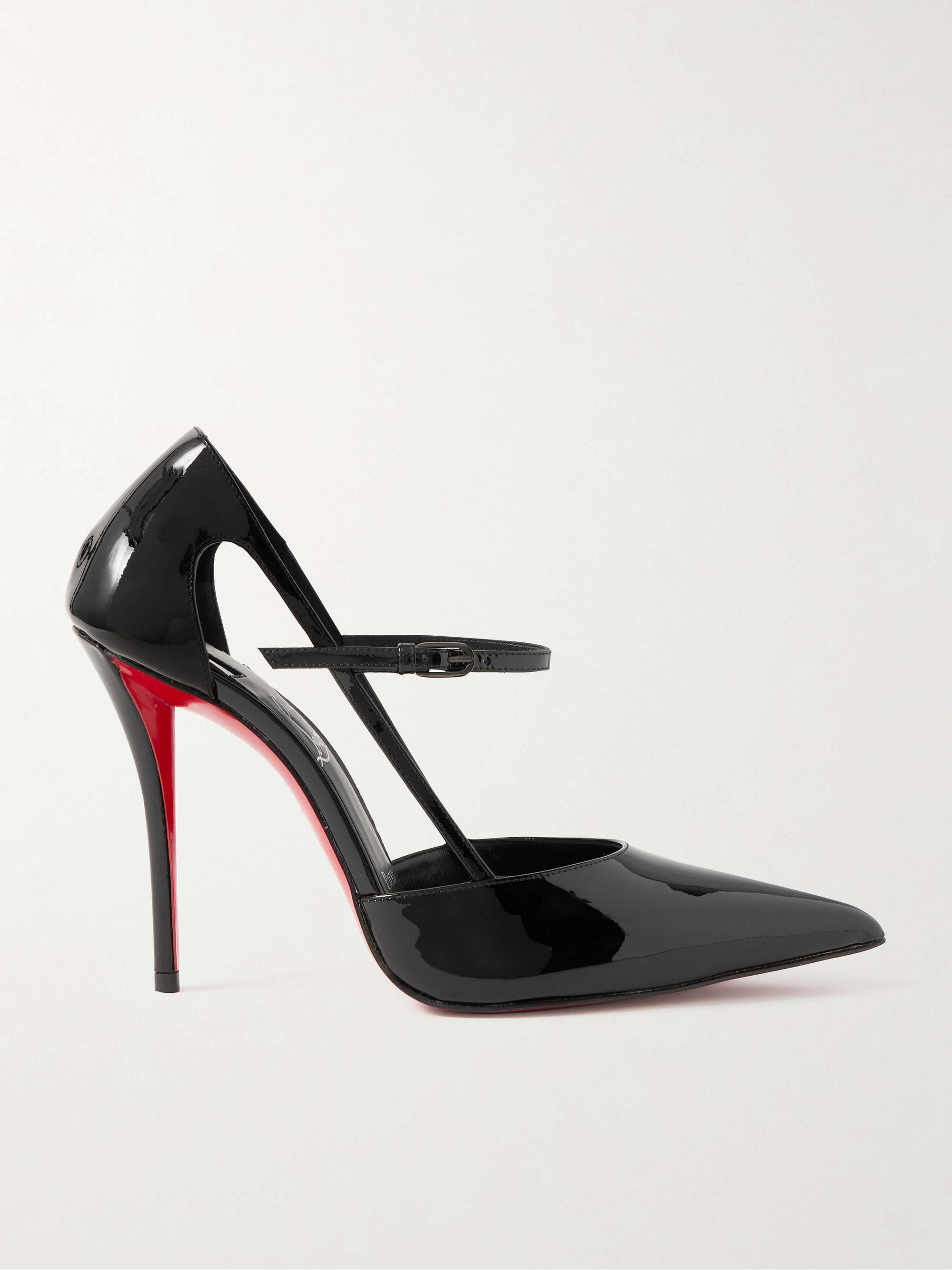CHRISTIAN LOUBOUTIN Miss Z 100 patent-leather pumps | NET-A
