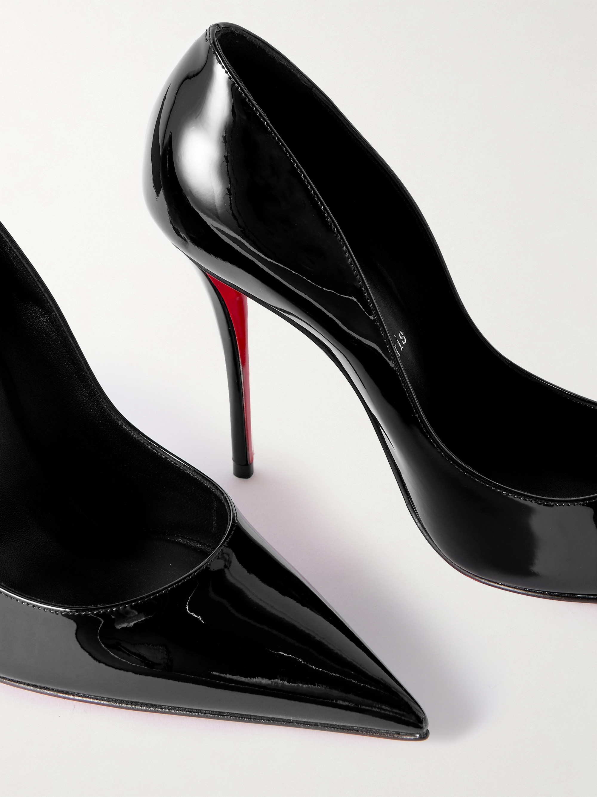 CHRISTIAN LOUBOUTIN Miss Z 100 patent-leather pumps thumbnail