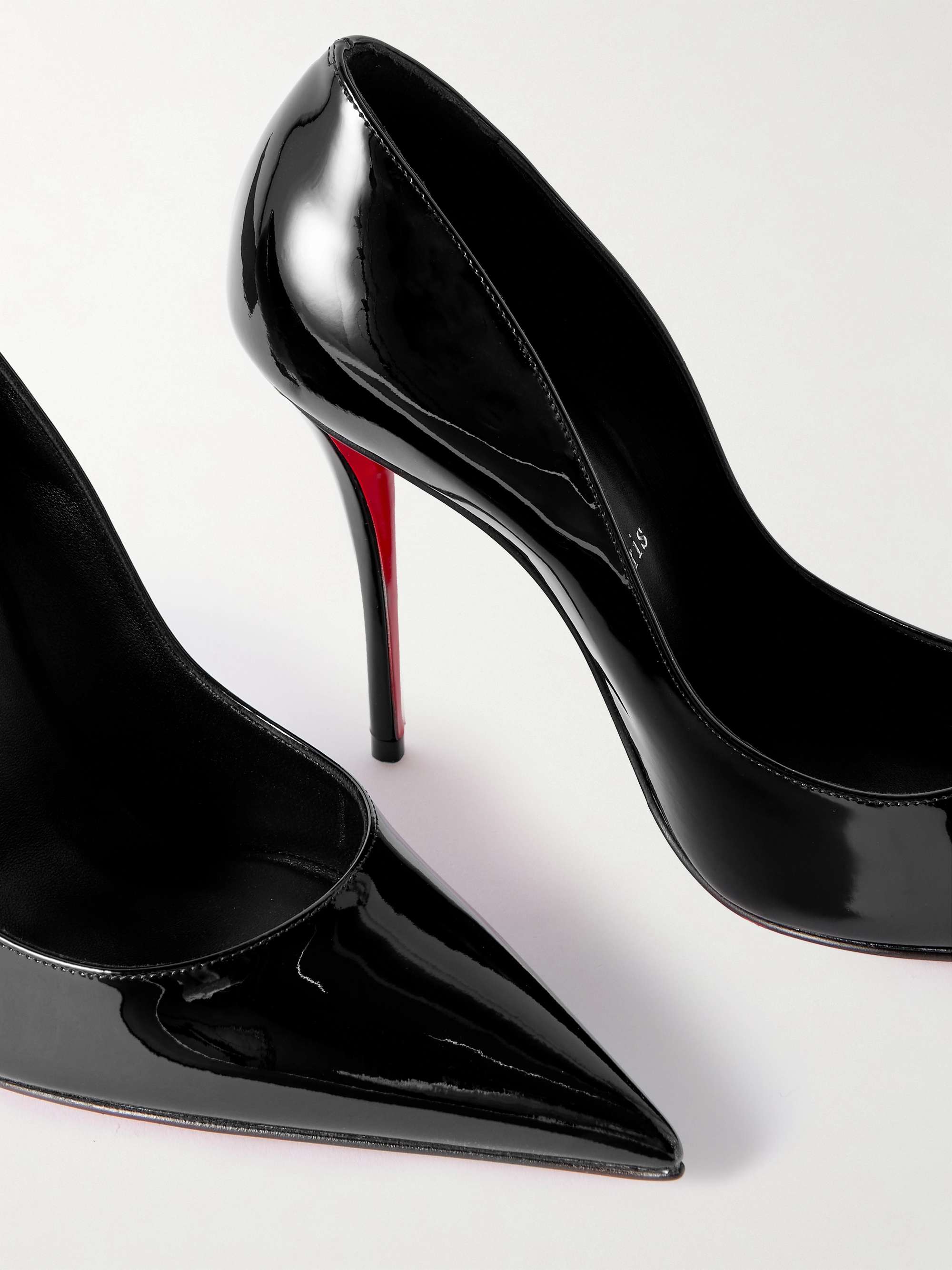 CHRISTIAN LOUBOUTIN Miss Z 100 patent-leather pumps | NET-A