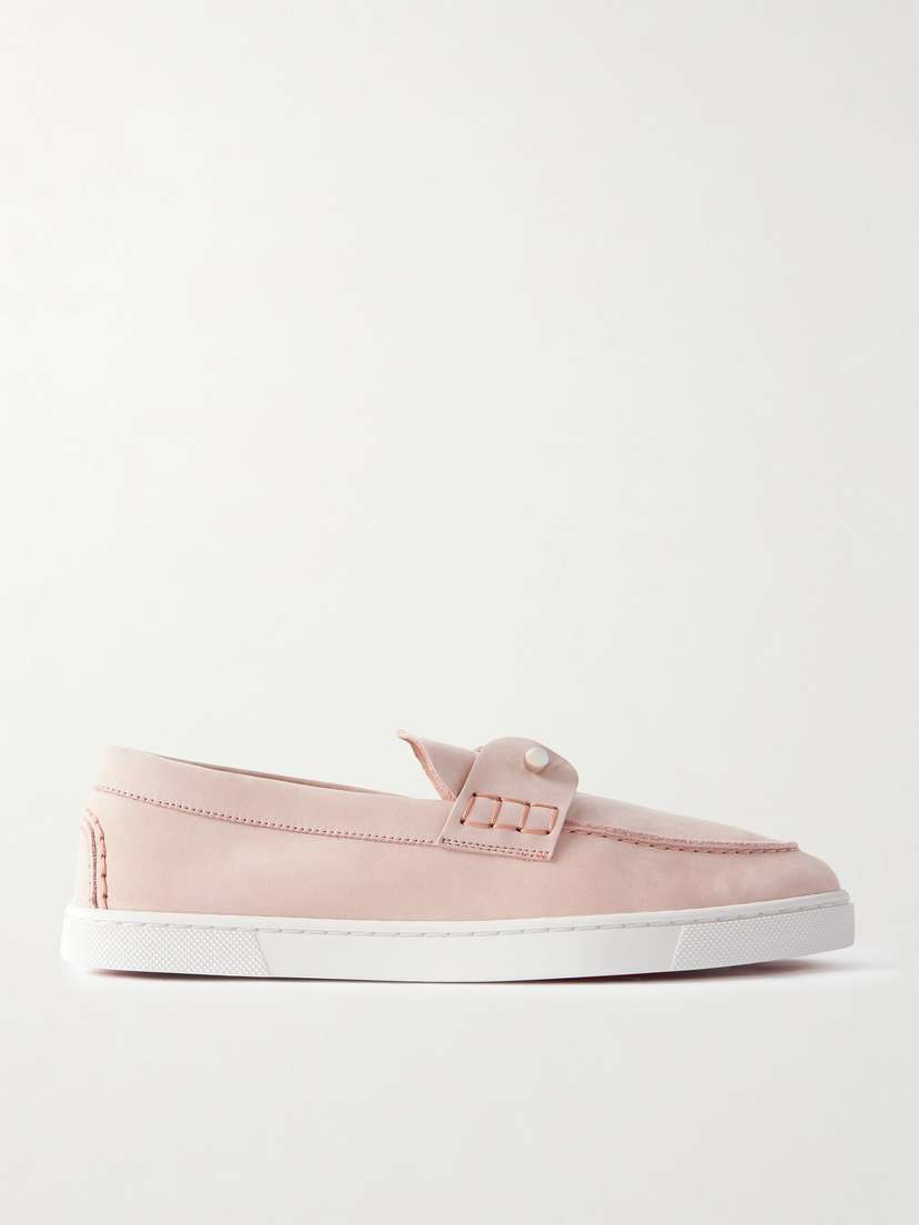Christian Louboutin Chambeliboat Suede Loafers