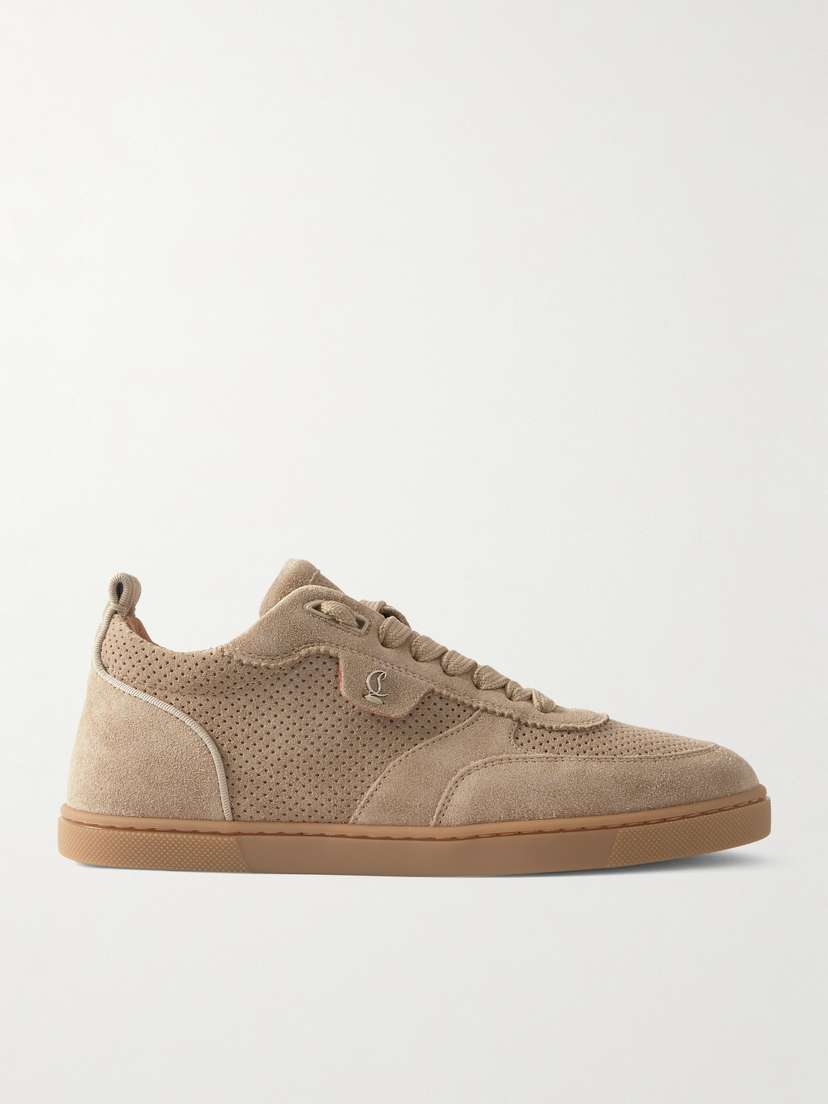 Christian Louboutin Tutti Rui Donna Perforated Suede Sneakers