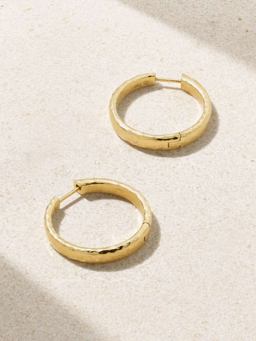 Octavia Elizabeth Yana Jumbo 18-karat Recycled Gold Hoop Earrings