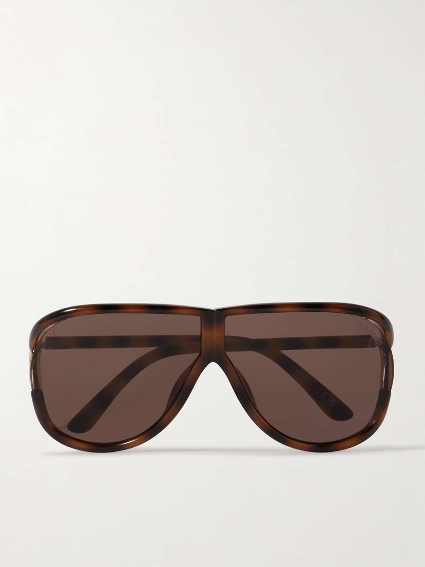 Tom Ford Axel D-frame Tortoiseshell Acetate Sunglasses