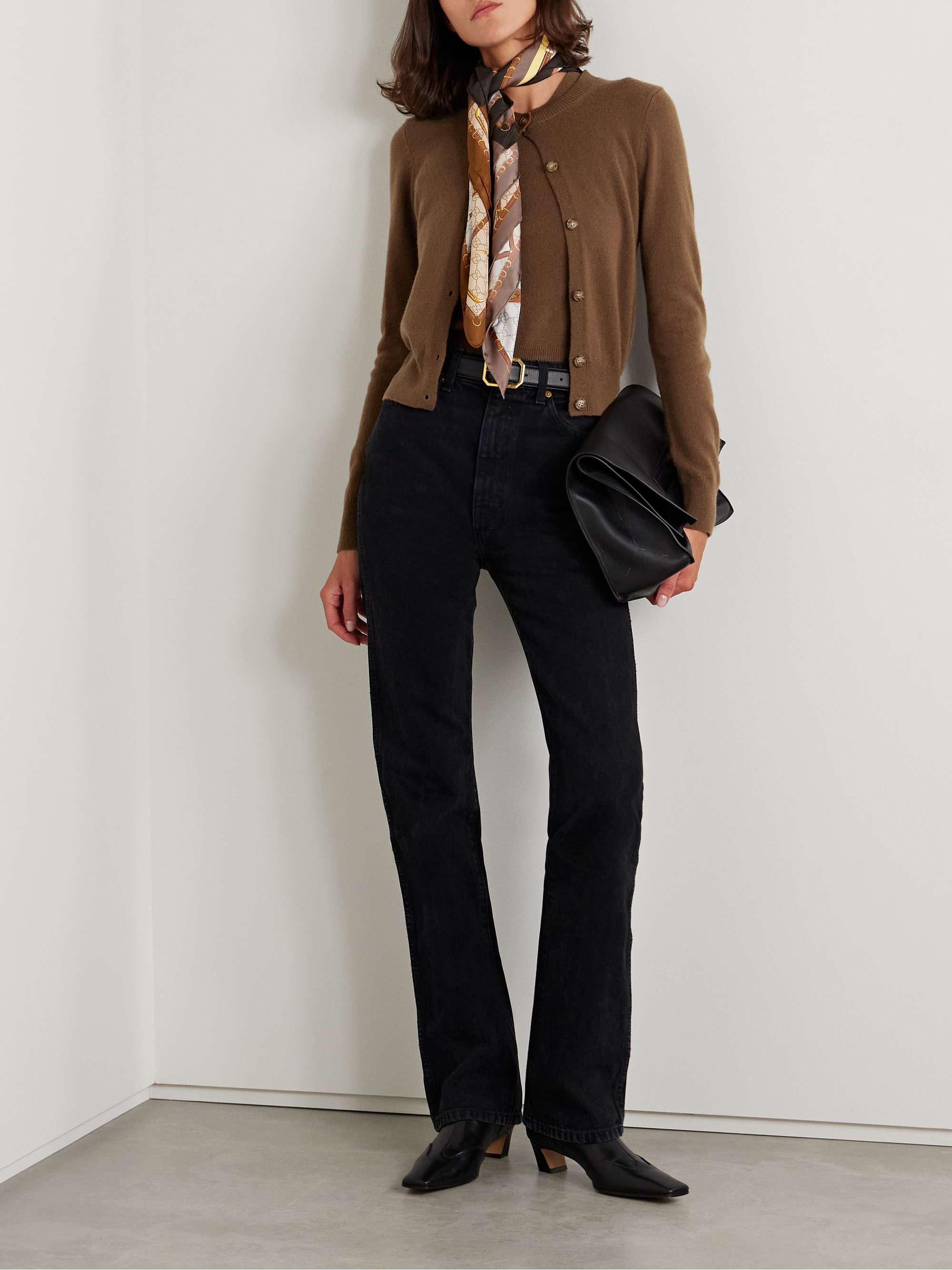 NILI LOTAN May cropped cashmere tank