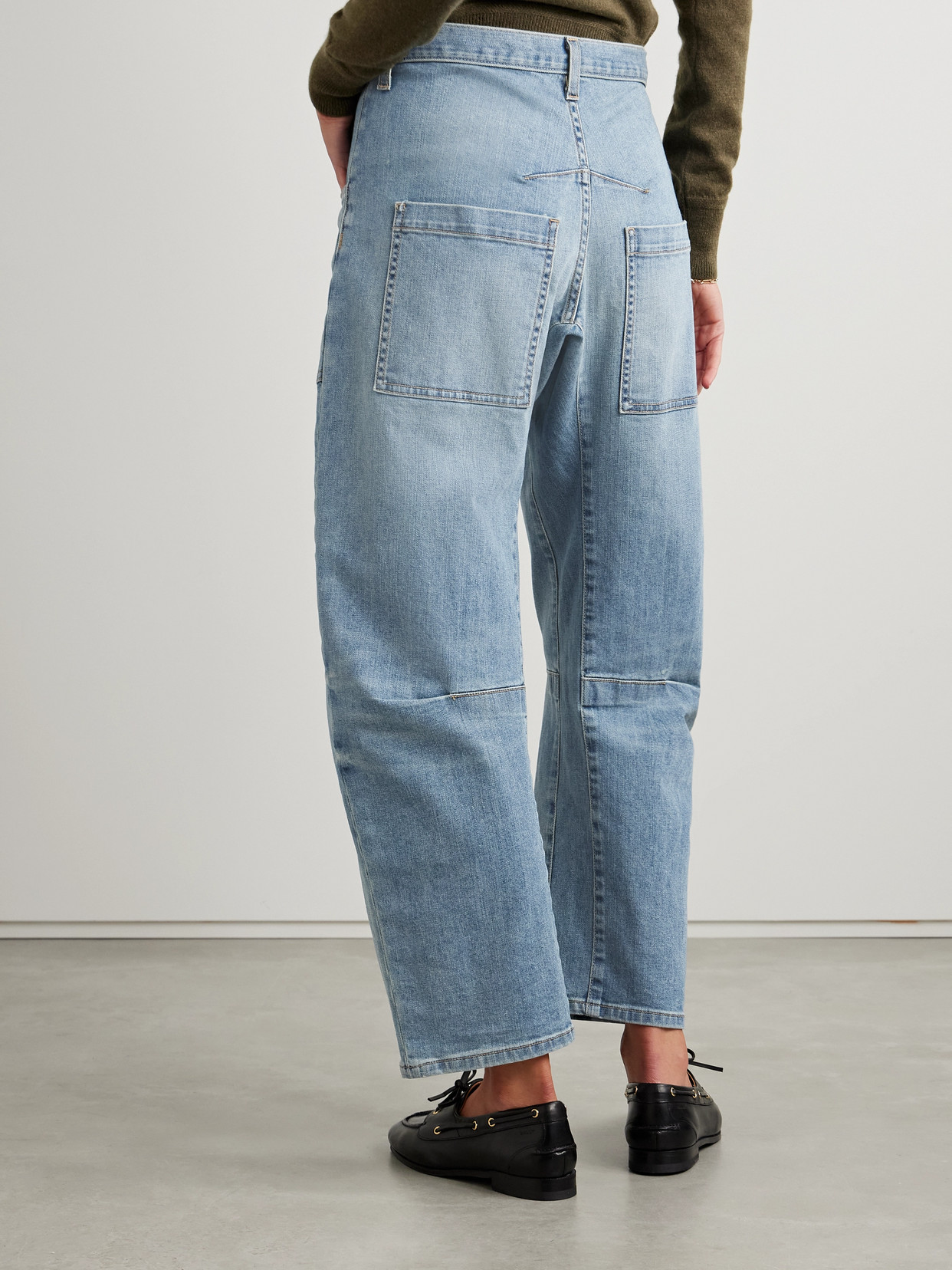 Nili Lotan Shon Jeans In Blue