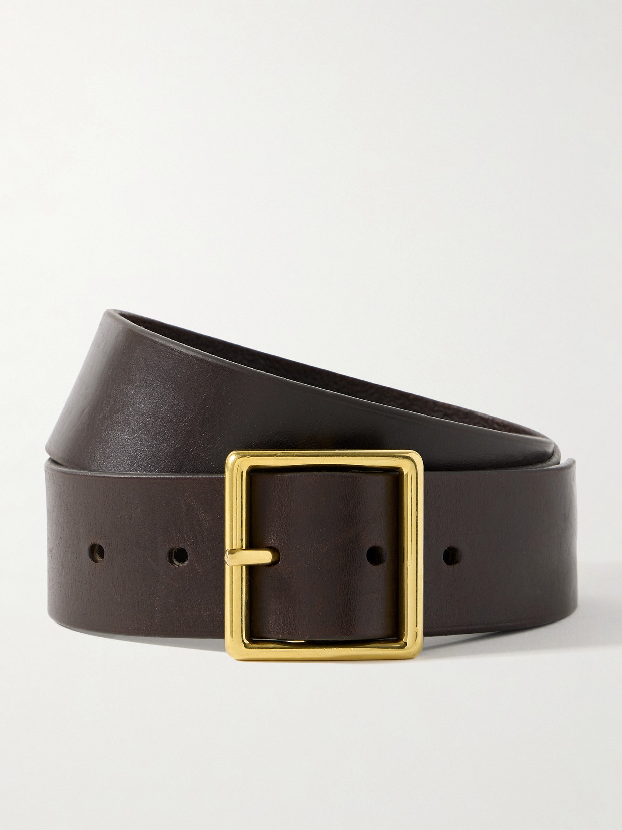 Nili Lotan Marcela Leather Belt In Brown