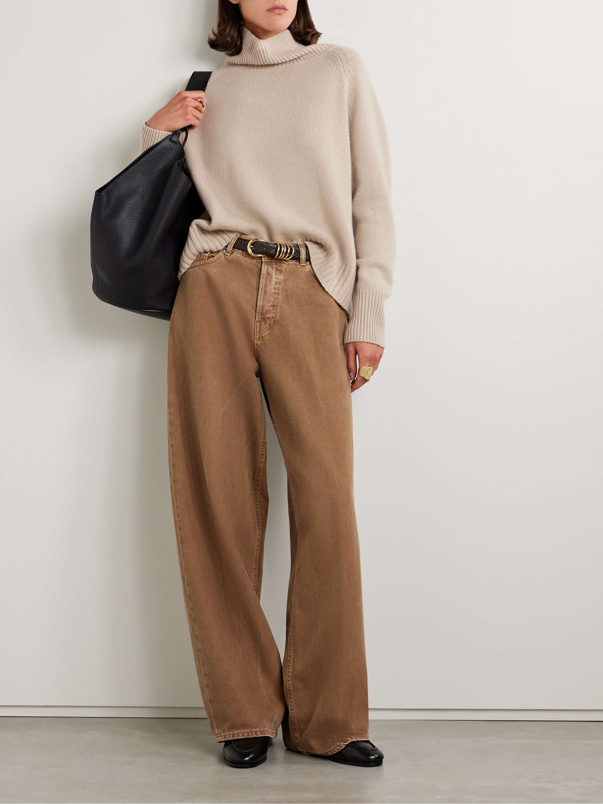 NILI LOTAN Lanie cashmere turtleneck sweater