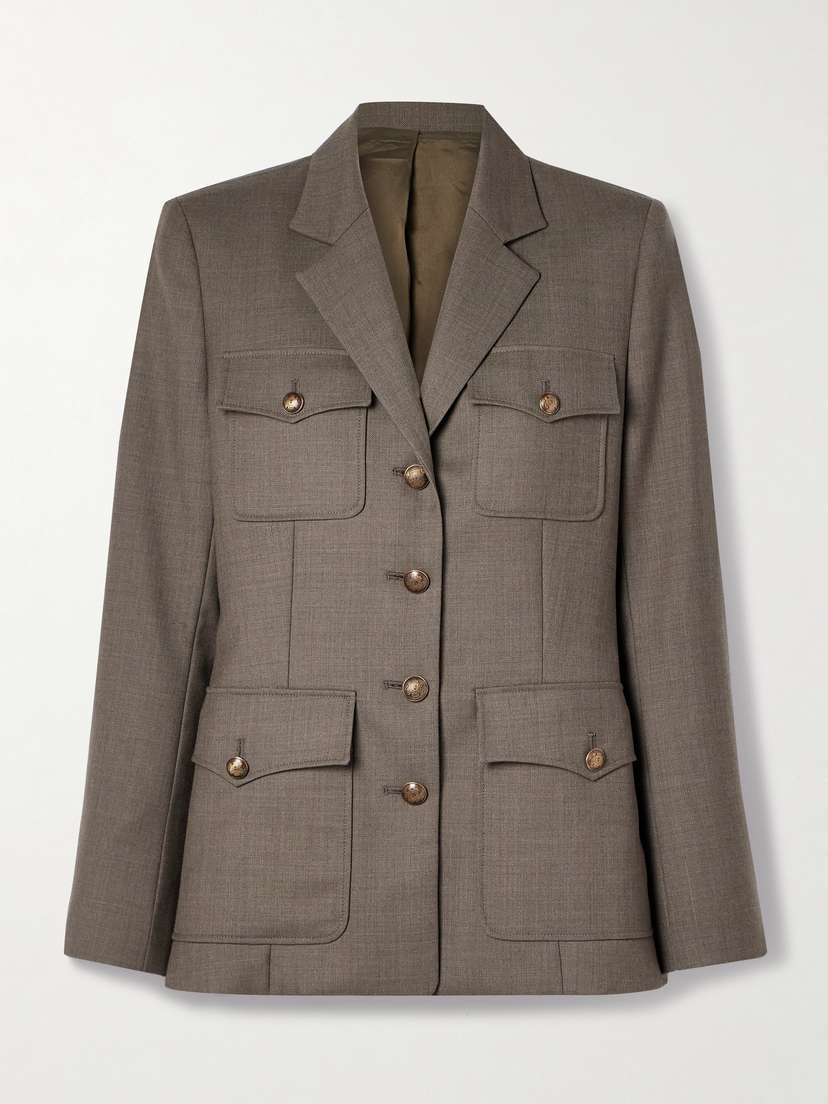 Nili Lotan Nelson Wool-twill Jacket
