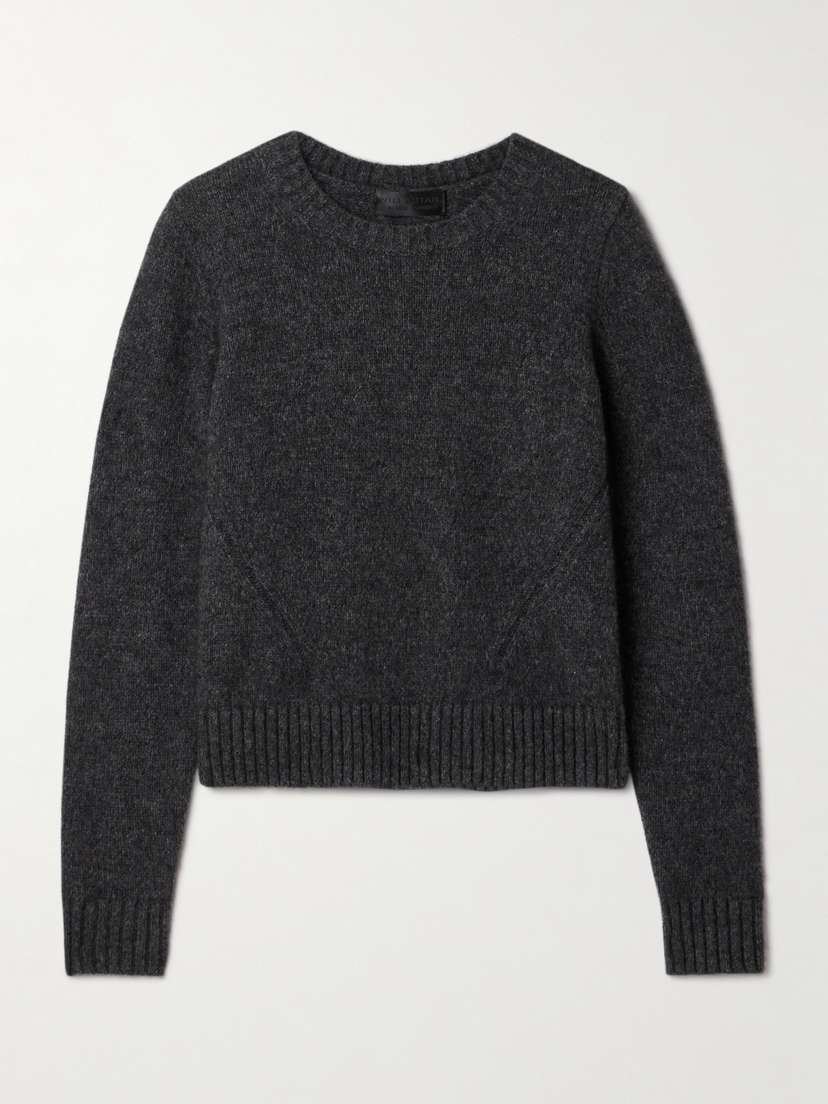 Nili Lotan Gwendolyn Cropped Wool-blend Sweater