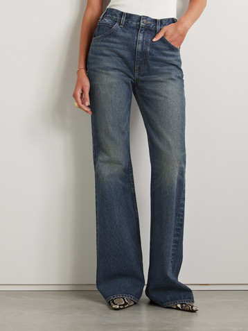 Nili Lotan Roe mid-rise flared jeans