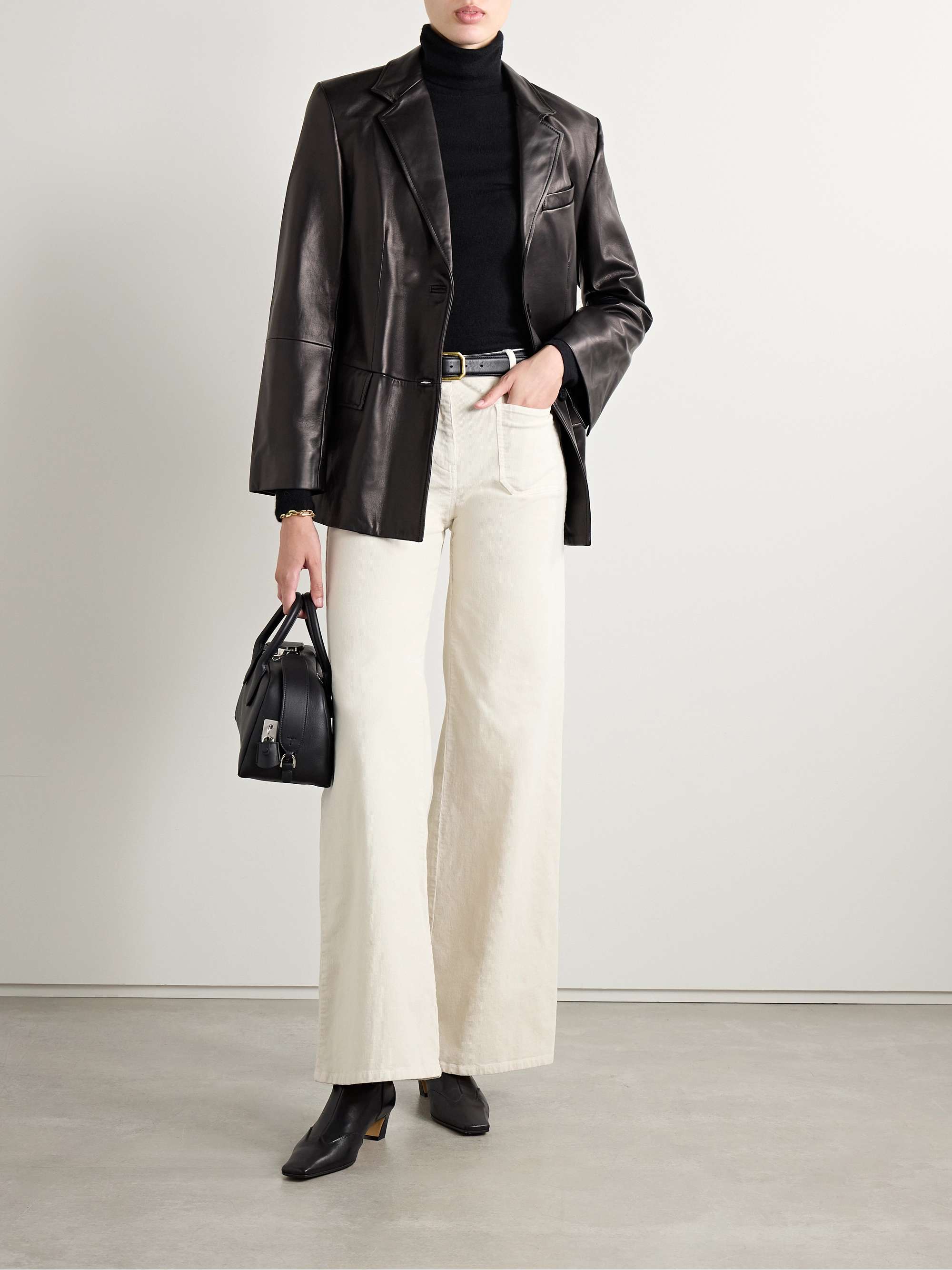 NILI LOTAN Lynnette cashmere turtleneck sweater