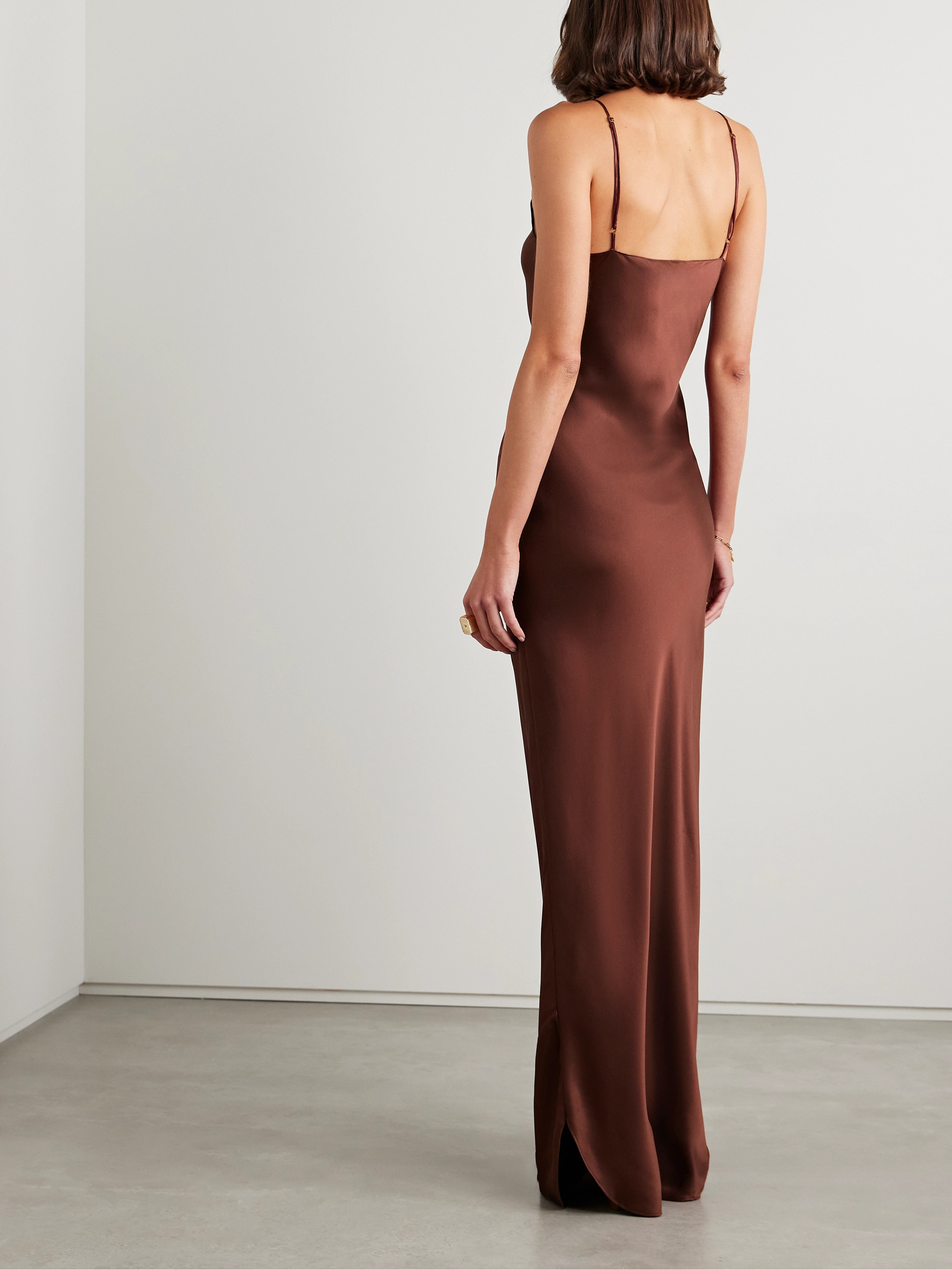 Nili Lotan Cami silk-satin gown