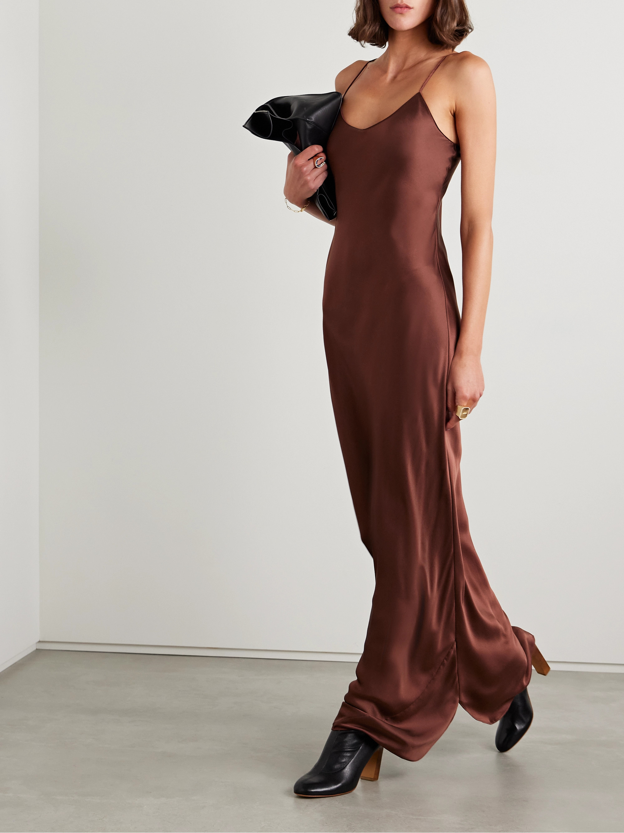 Nili Lotan Cami silk-satin gown