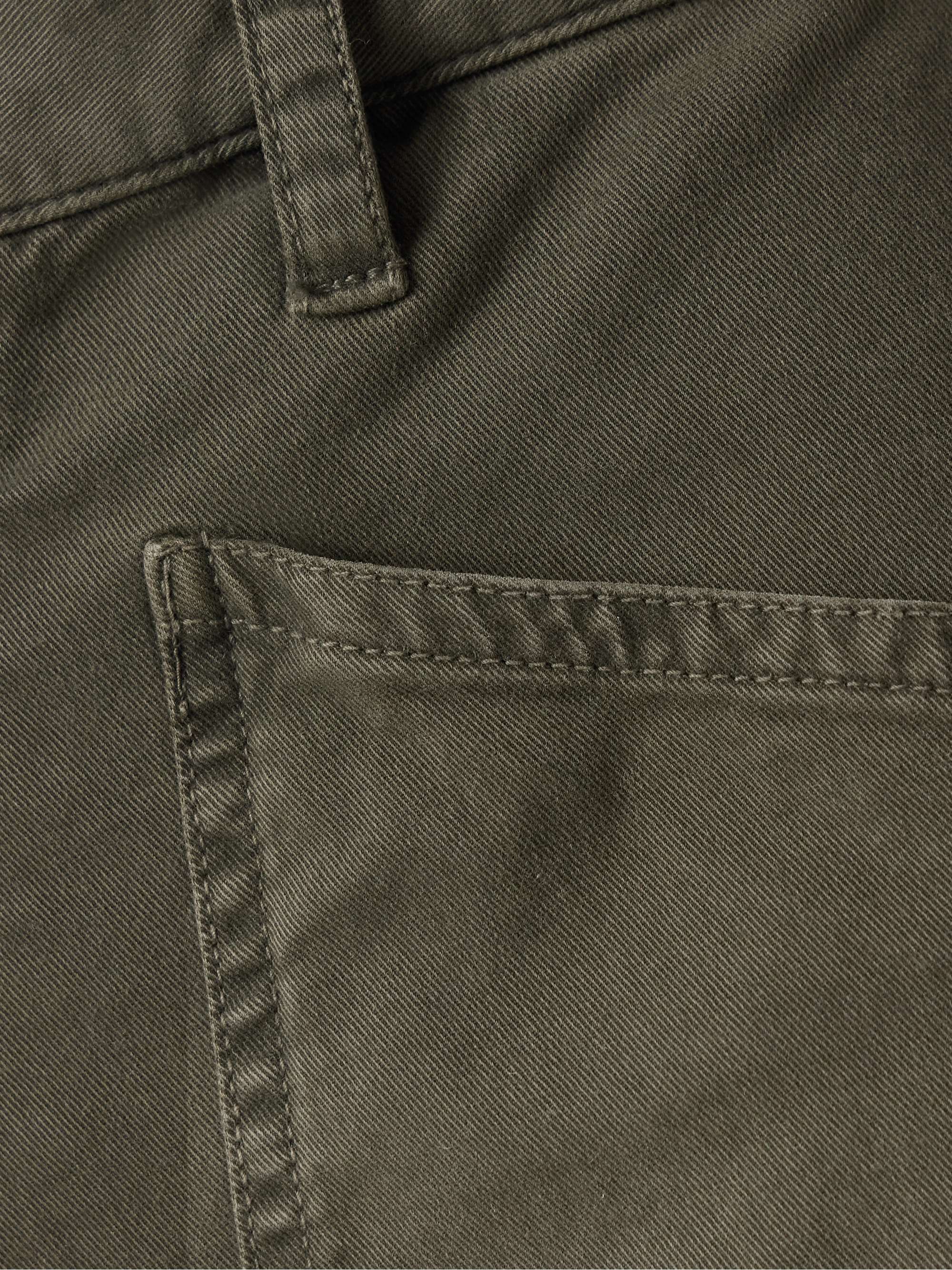NILI LOTAN Shon cotton-blend twill tapered pants