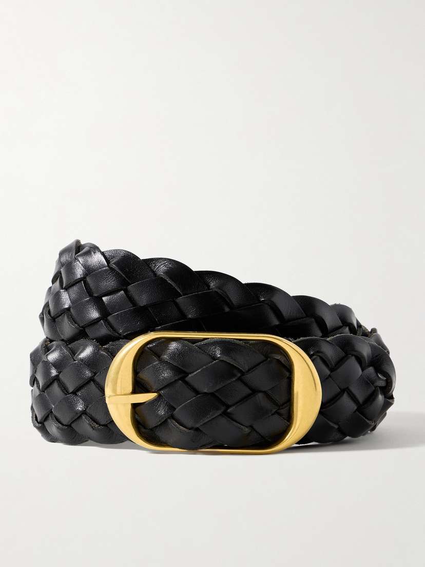 Nili Lotan Nili Braided Leather Belt