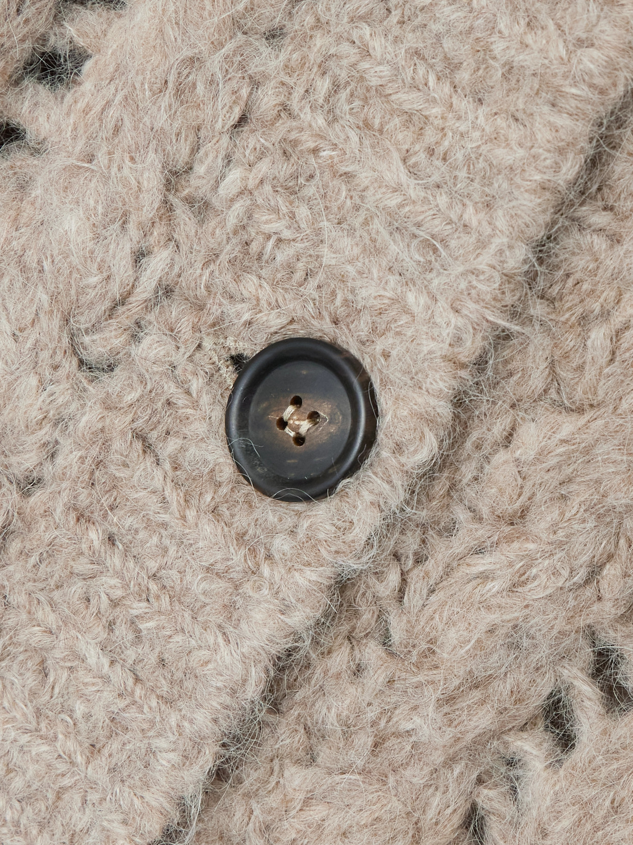 Brunello Cucinelli Hooded Cable-knit Alpaca-blend Cardigan In Neutrals