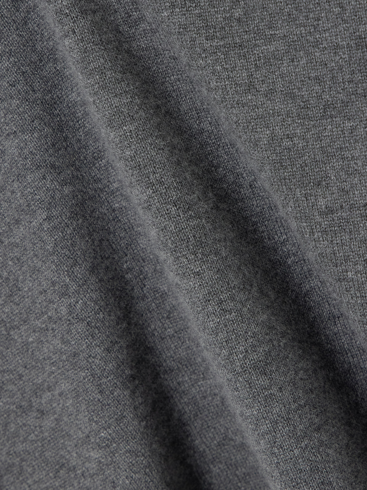 Brunello Cucinelli A-line Double Cashmere Midi Skirt In Gray