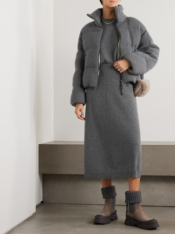 Brunello Cucinelli Cashmere midi skirt