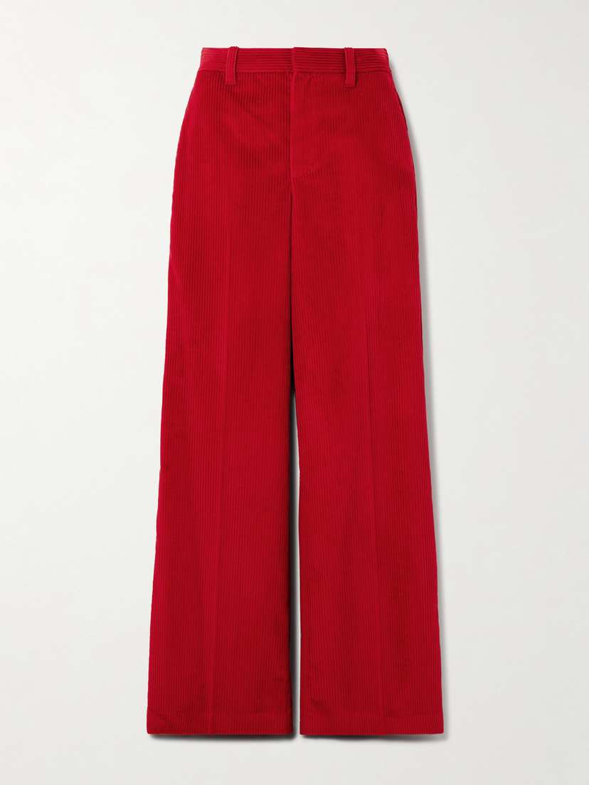 Brunello Cucinelli Cotton-corduroy Wide-leg Pants