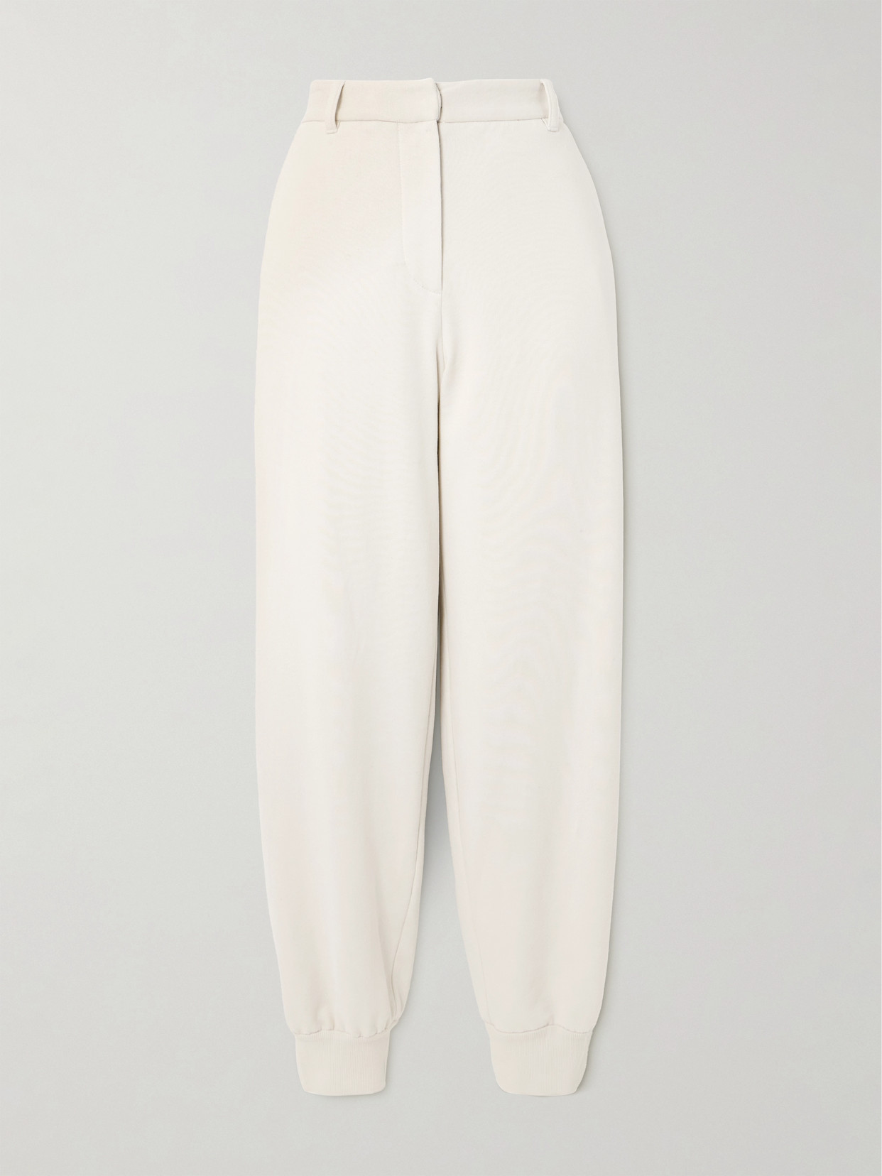 Brunello Cucinelli Cotton Jersey Sweatpants In Off-white