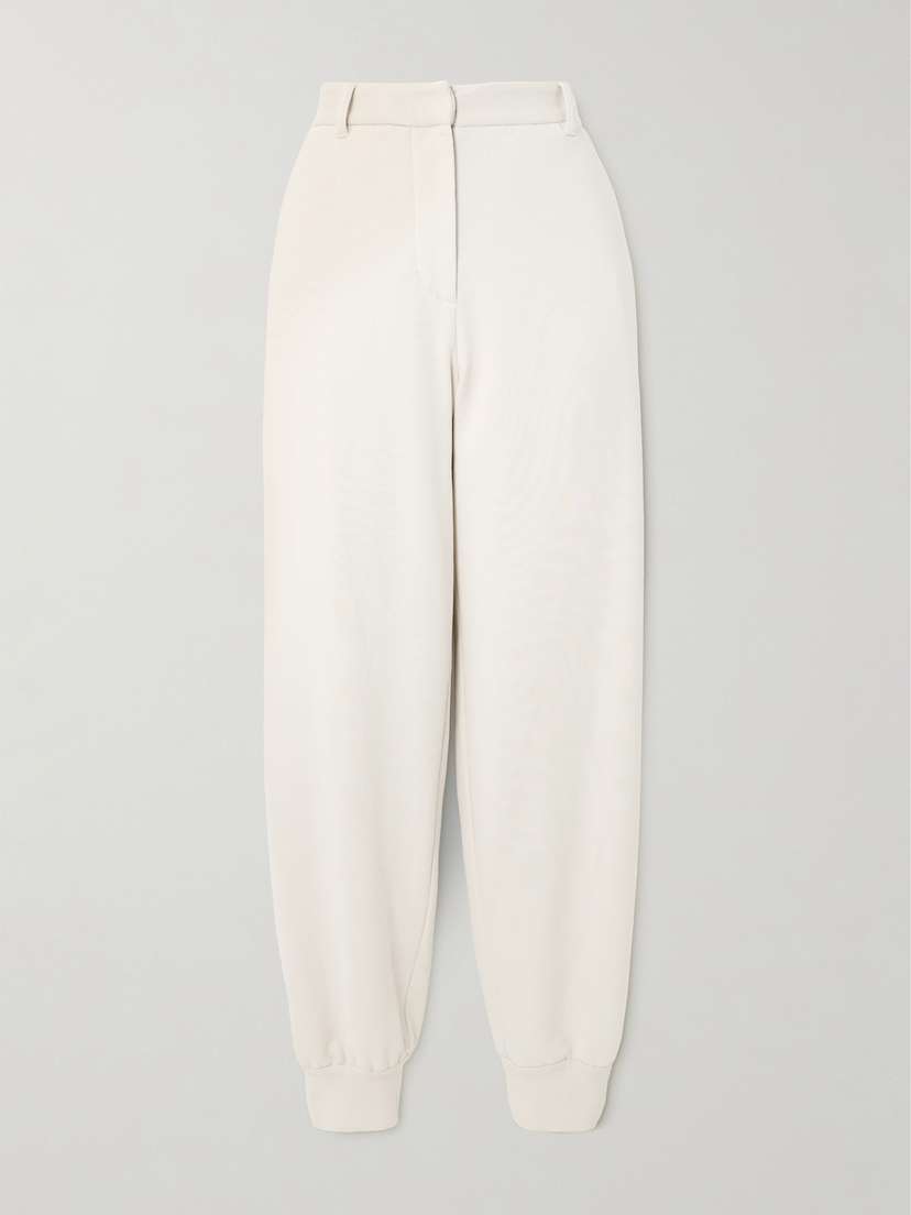 Brunello Cucinelli Cotton-jersey Tapered Pants