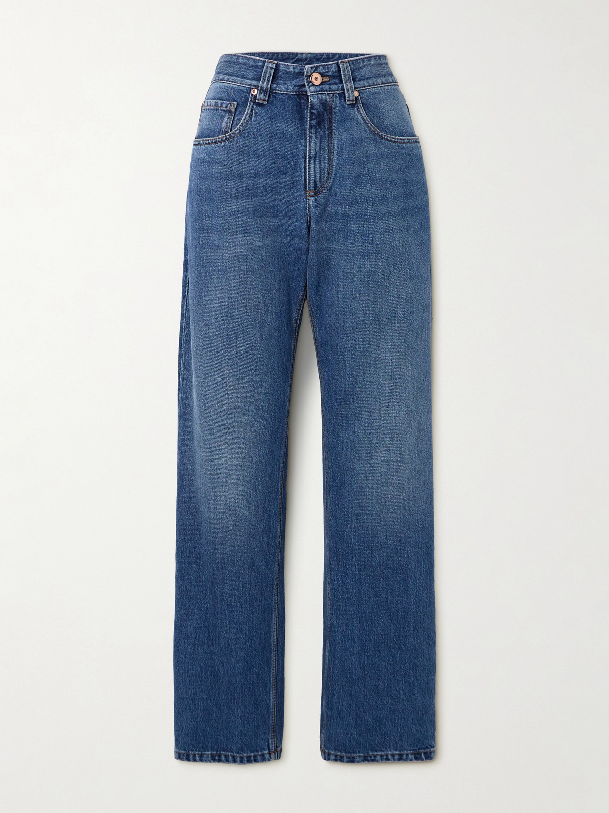Brunello Cucinelli High-rise Jeans In Blue