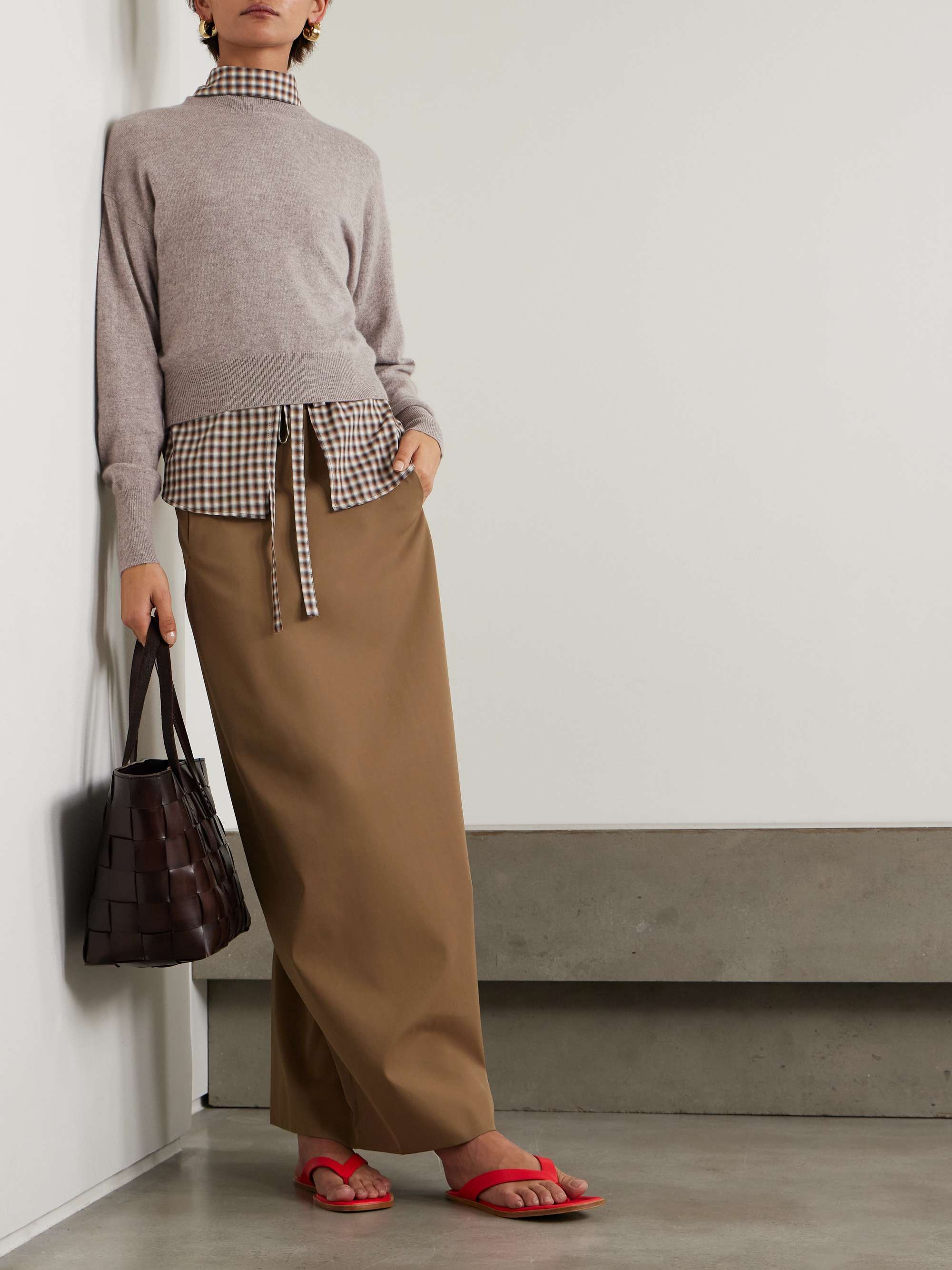 LE KASHA + NET SUSTAIN Menorca organic cashmere sweater