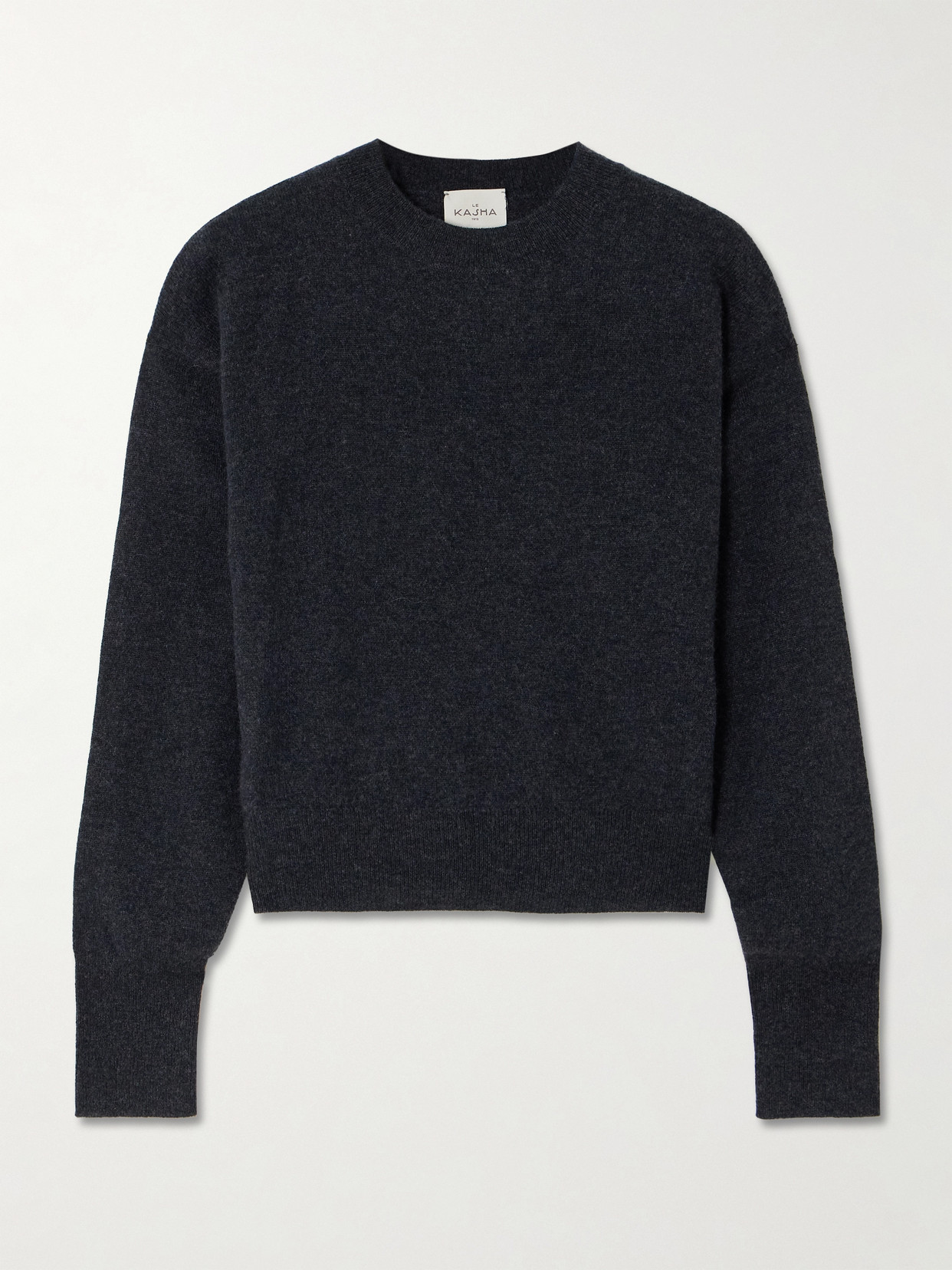 Le Kasha Maglione Bangkok In Cashmere Cioccolato Donna In Blue