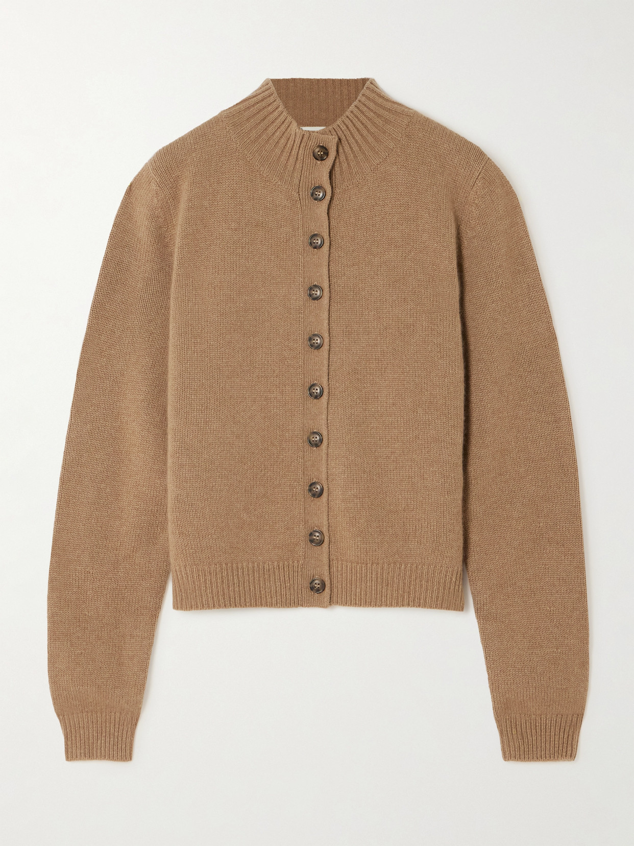 Le Kasha San Remo Organic Cashmere Cardigan In Brown