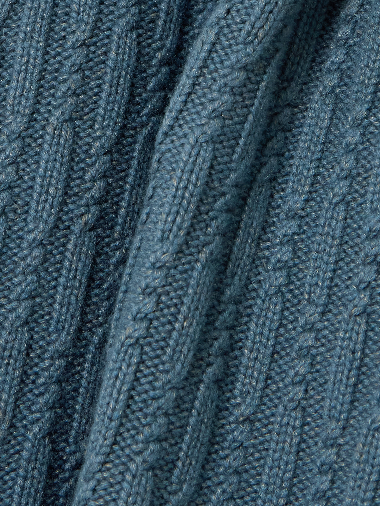 Annabel Cable-Knit Cashmere Turtleneck Sweater