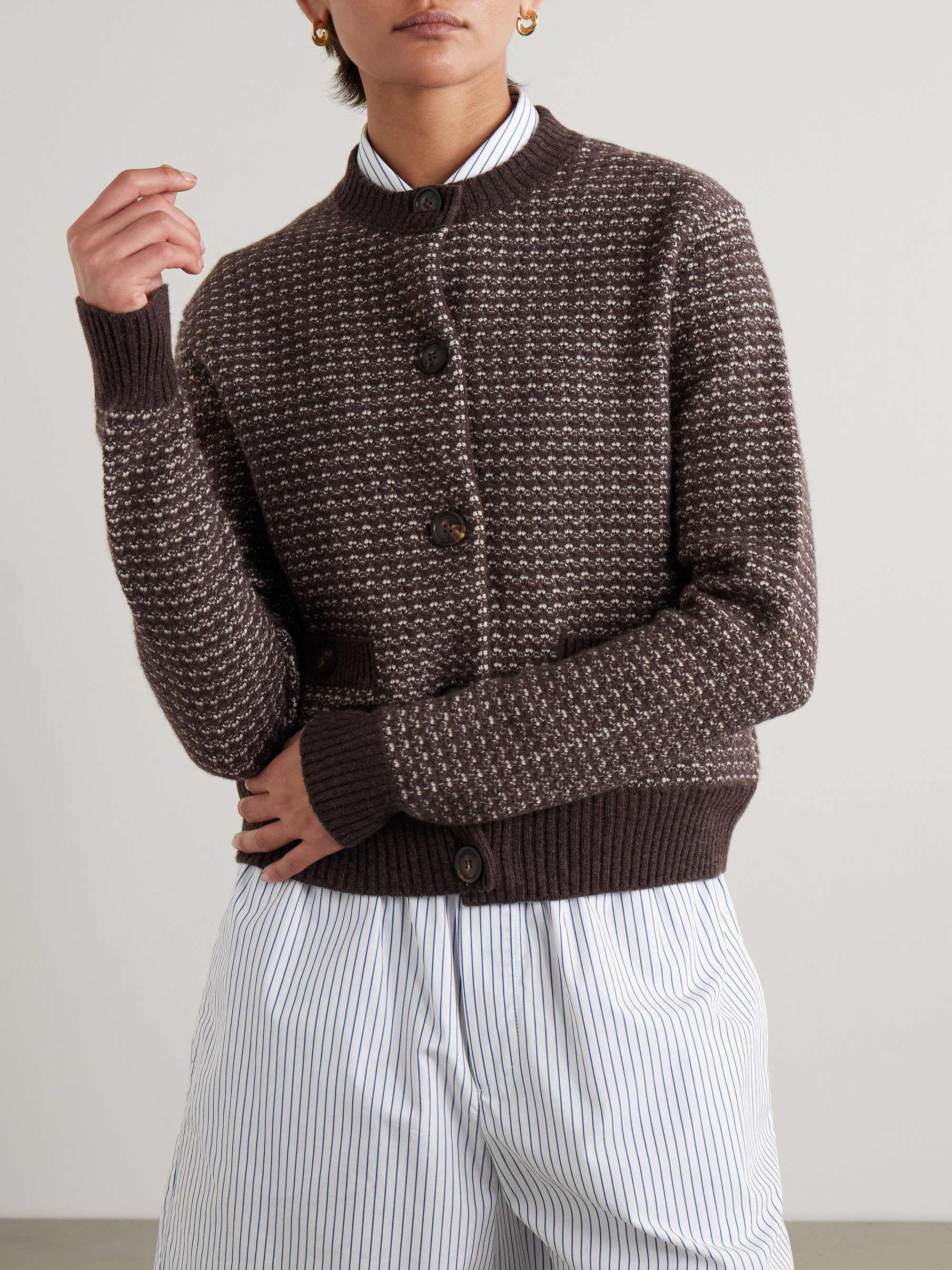 Purdey Rosebank cashmere cardigan
