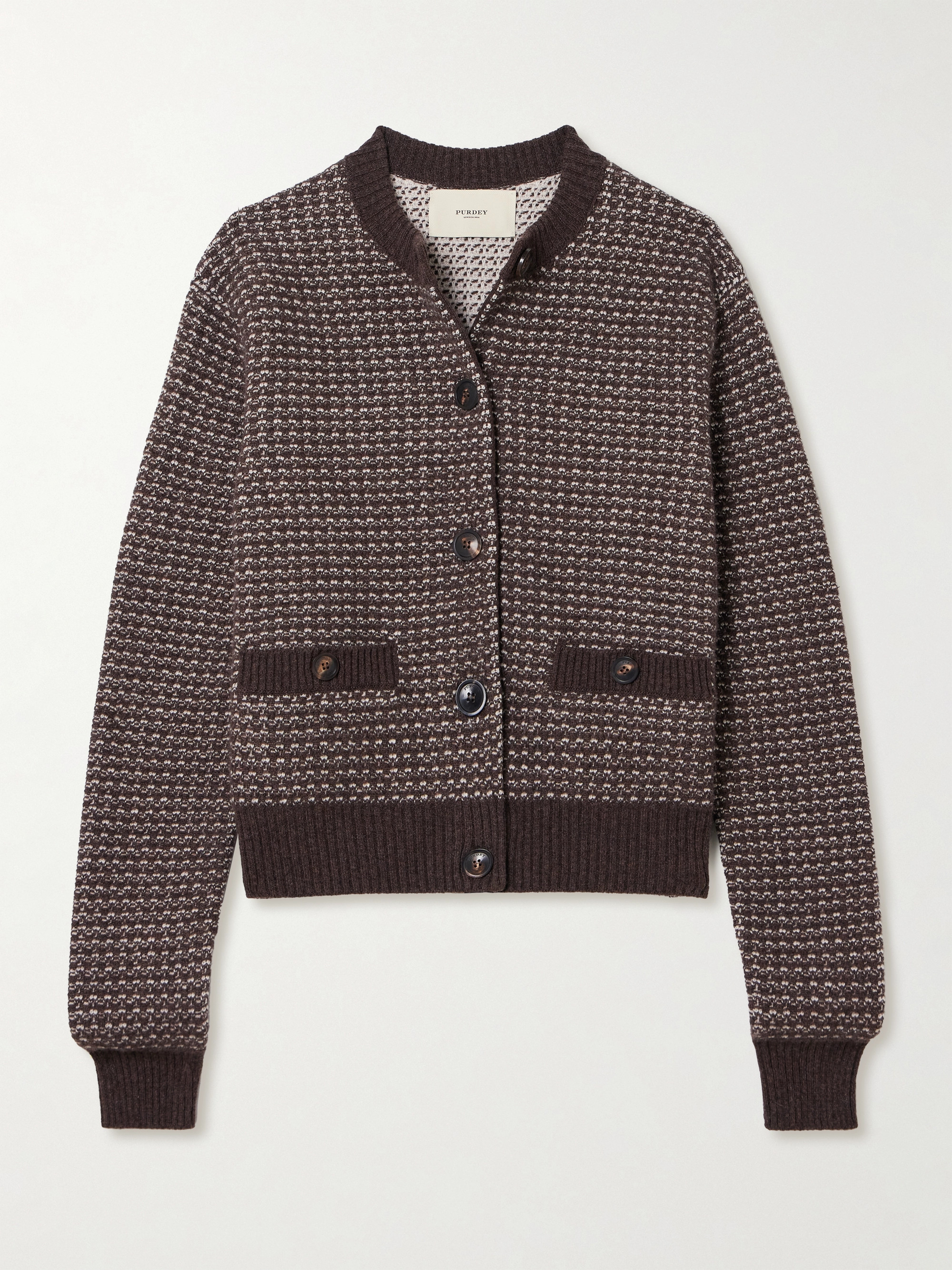 Purdey Rosebank cashmere cardigan