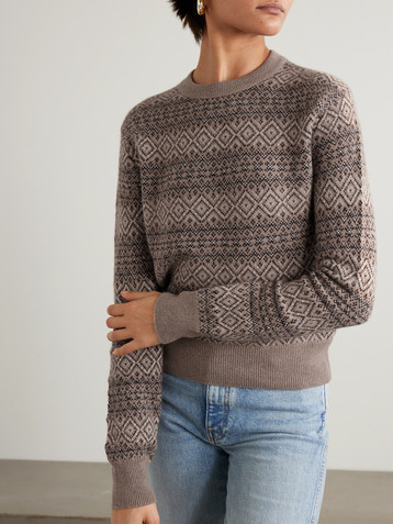 Purdey Kirkstone Fair Isle cashmere sweater
