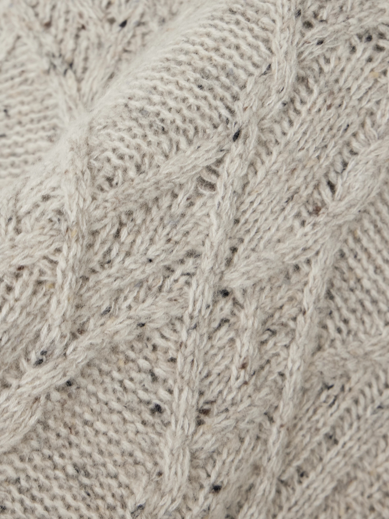 Cable-Knit Wool And Cashmere-Blend Turtleneck Sweater