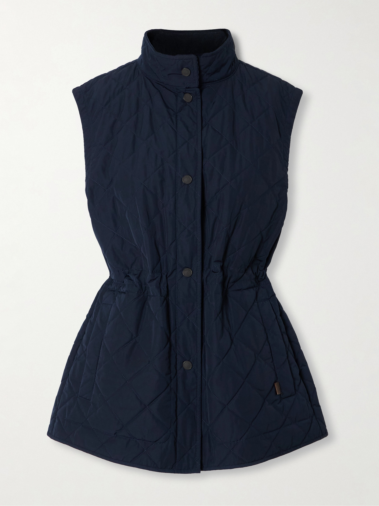 Purdey Quilted Shell Waistcoat In Blue