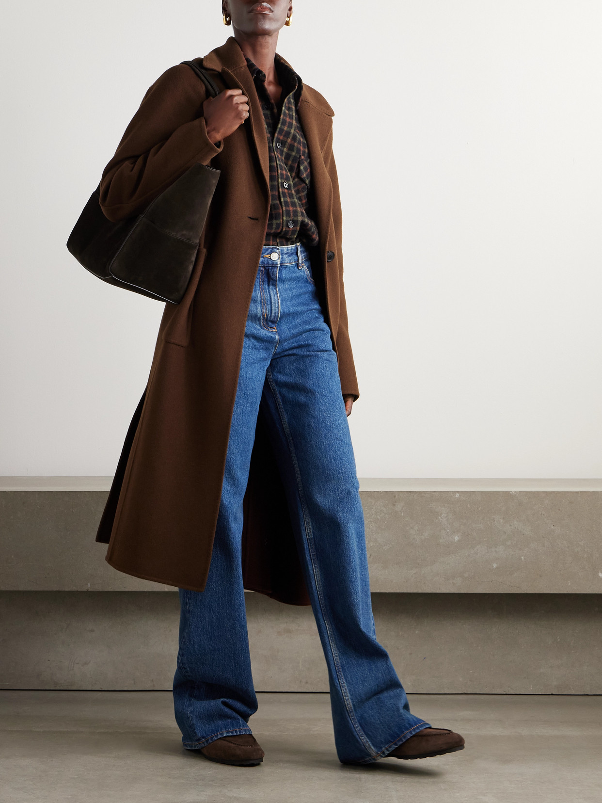 Portman Belted Wool And Cashmere-Blend Coat