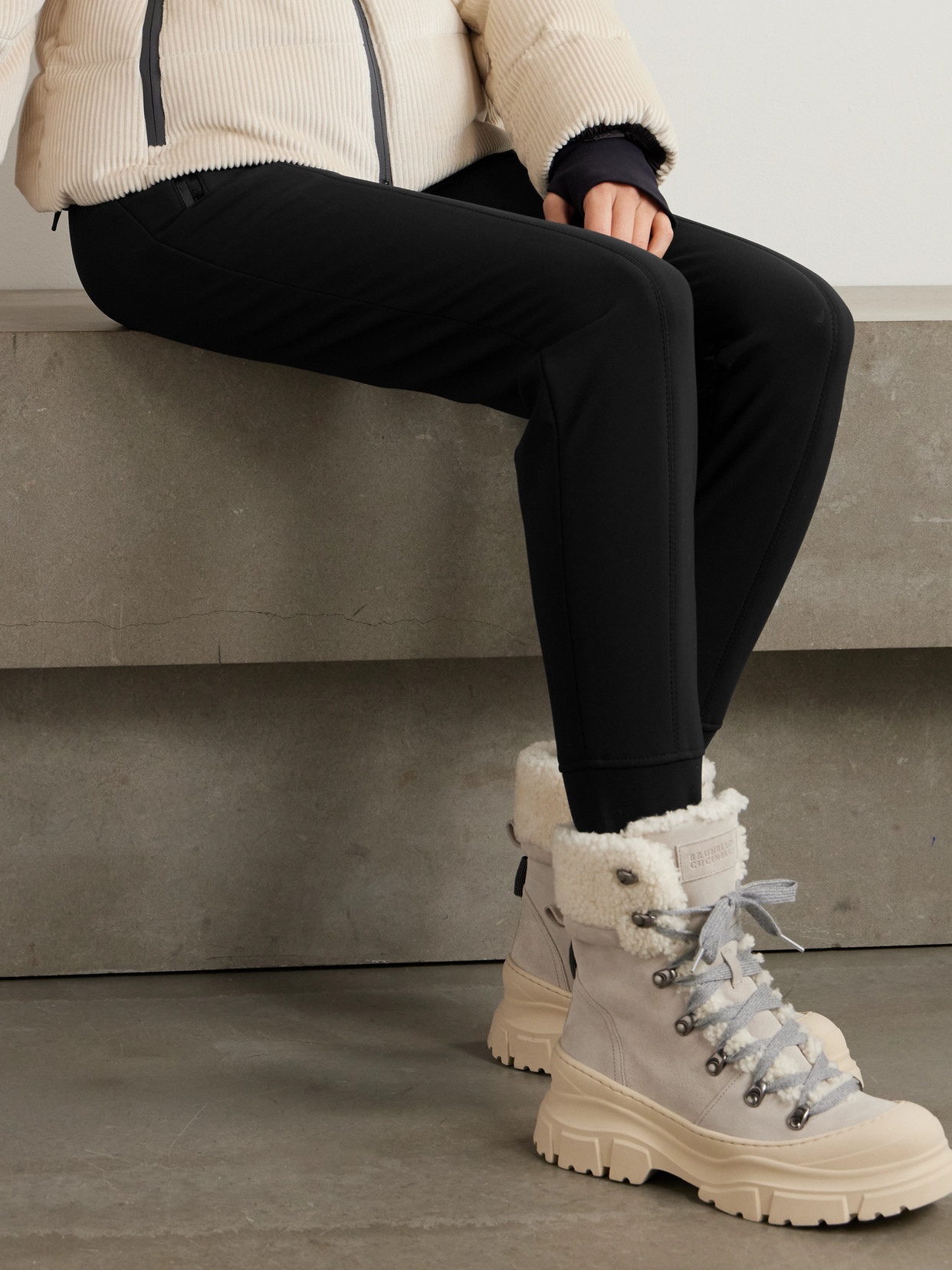 BRUNELLO CUCINELLI PANELED SKI PANTS