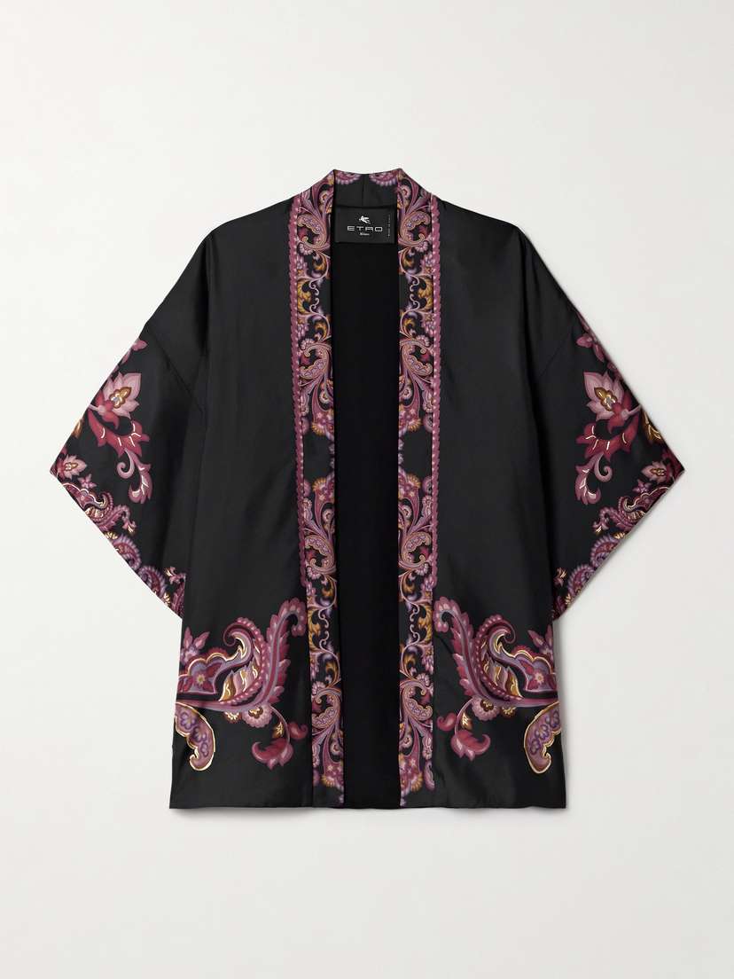 Etro Printed Silk-twill Shirt