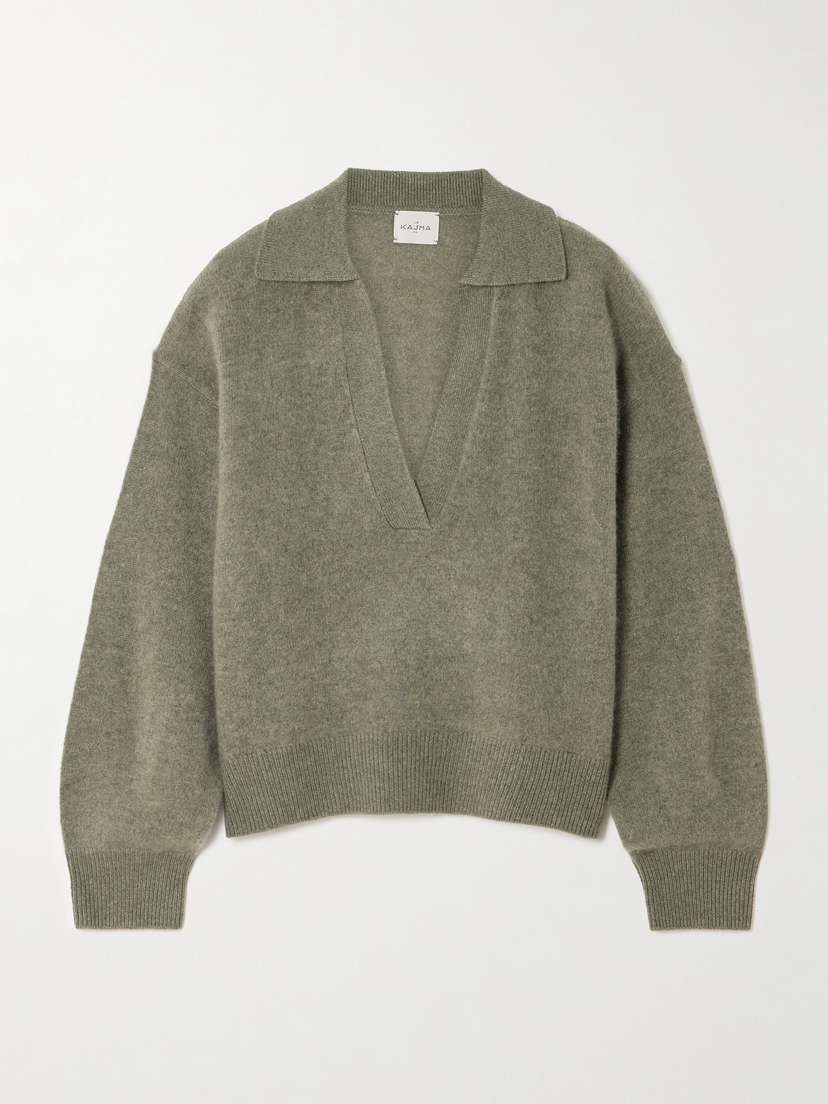 Le Kasha Jacksob Brushed Organic Cashmere Sweater