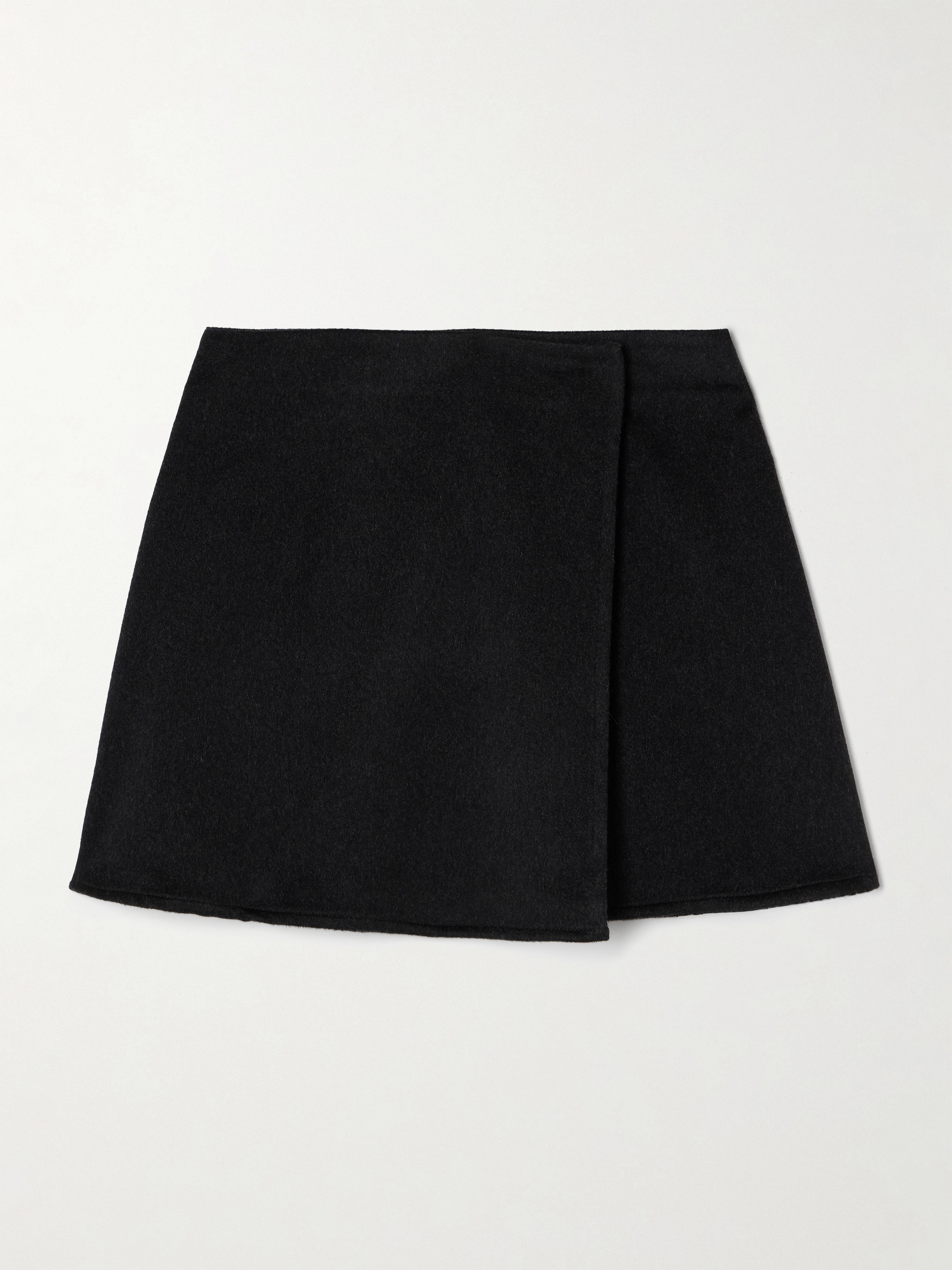 Le Kasha Skardu cashmere wrap mini skirt