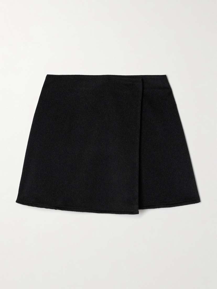 Le Kasha Skardu Cashmere Wrap Mini Skirt