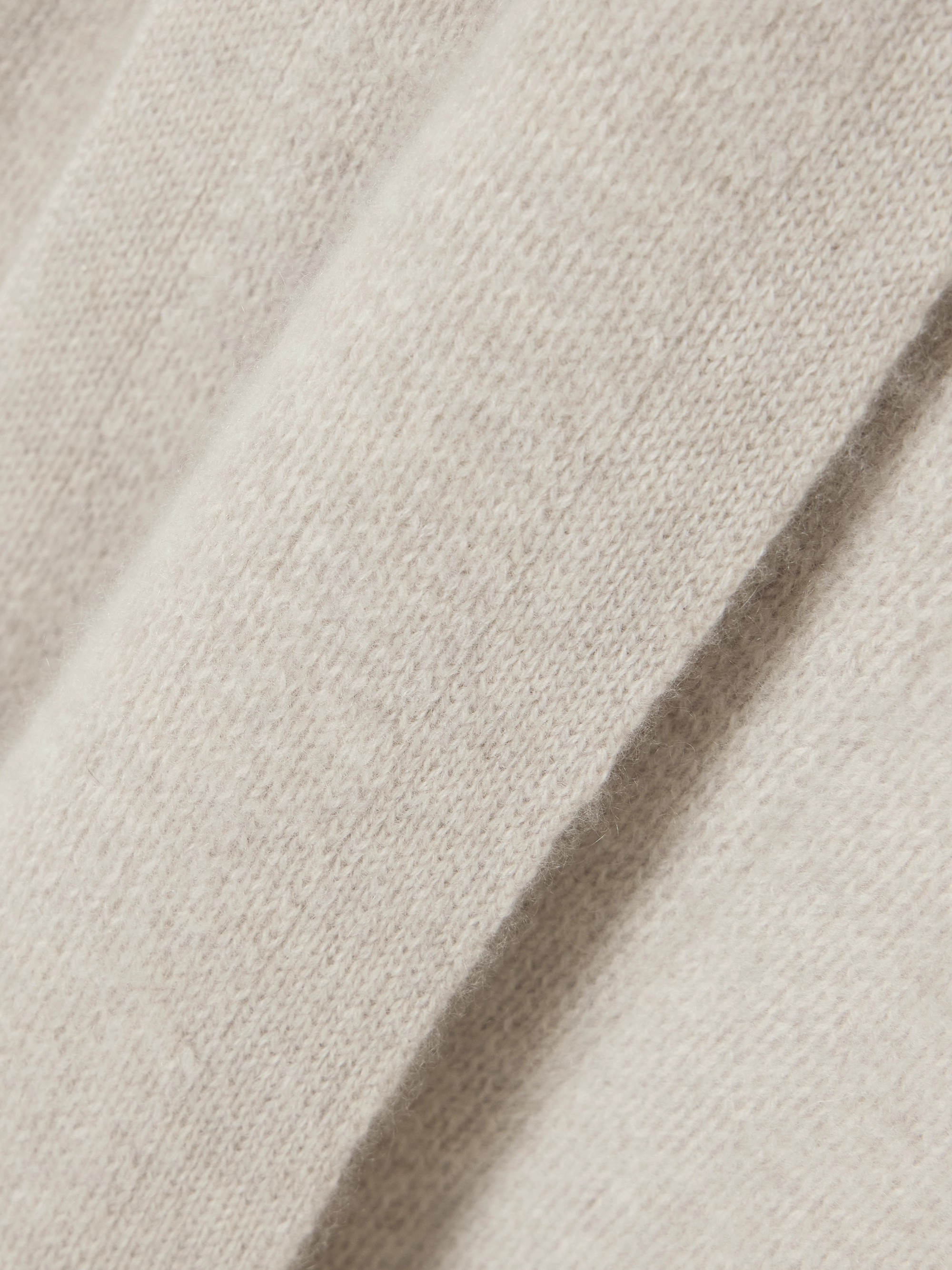 Le Kasha Spain scarf-effect organic cashmere cardigan thumbnail
